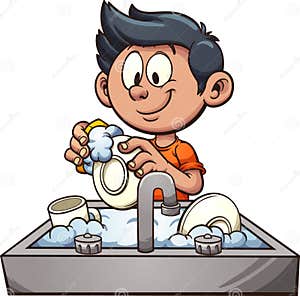 Washing Cartoons Illustrations Vector Stock Images 187256 Pictures 