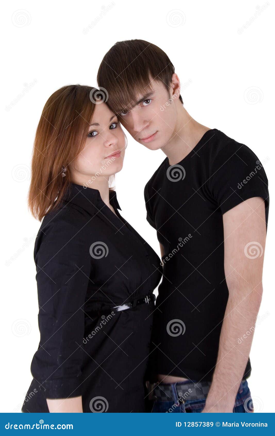 Boyfriend and girlfriend stock image. Image of background - 12857389