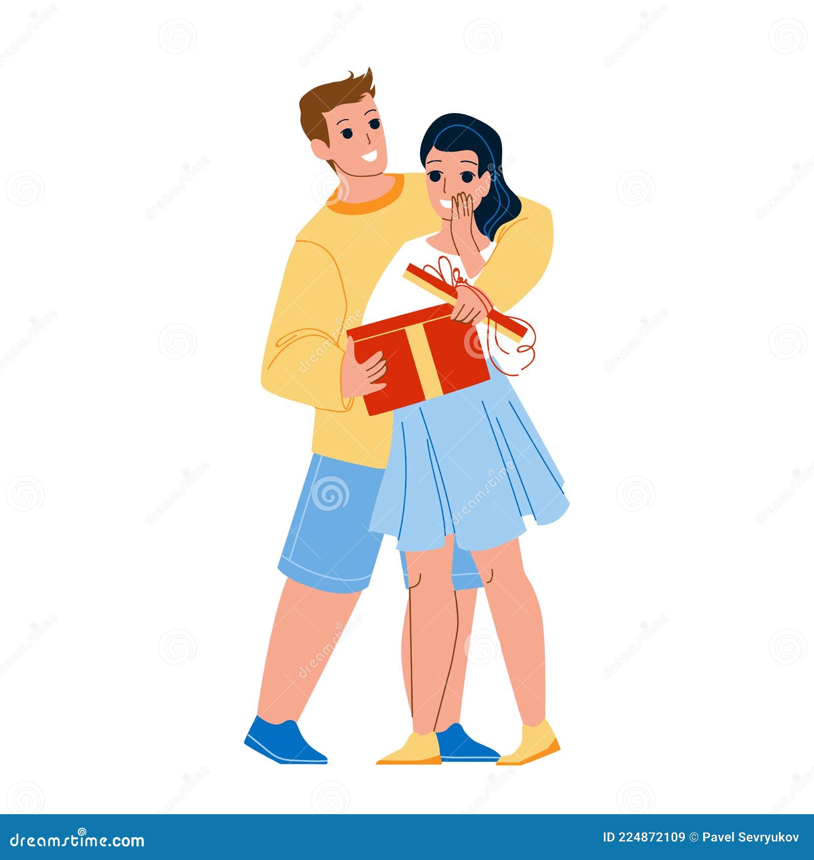 Boyfriend Give Gift for Girlfriend on Date Vector Stock Vector - Illustration of young, elegant: 224872109 Boyfriend Give Gift for Girlfriend on Date Vector Stock Vector - Illustration of young, elegant: 224872109