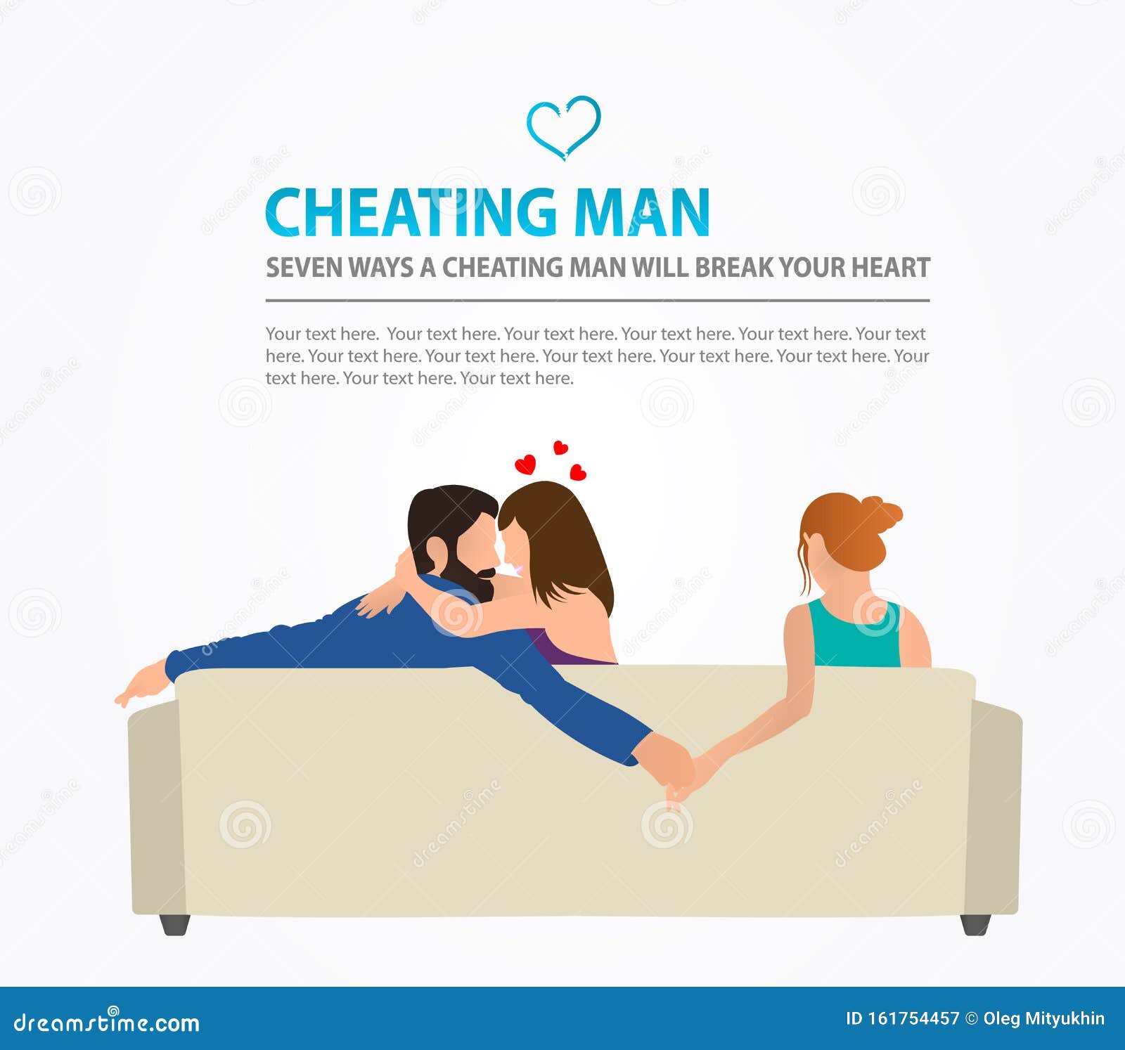 cheating next to girlfriend