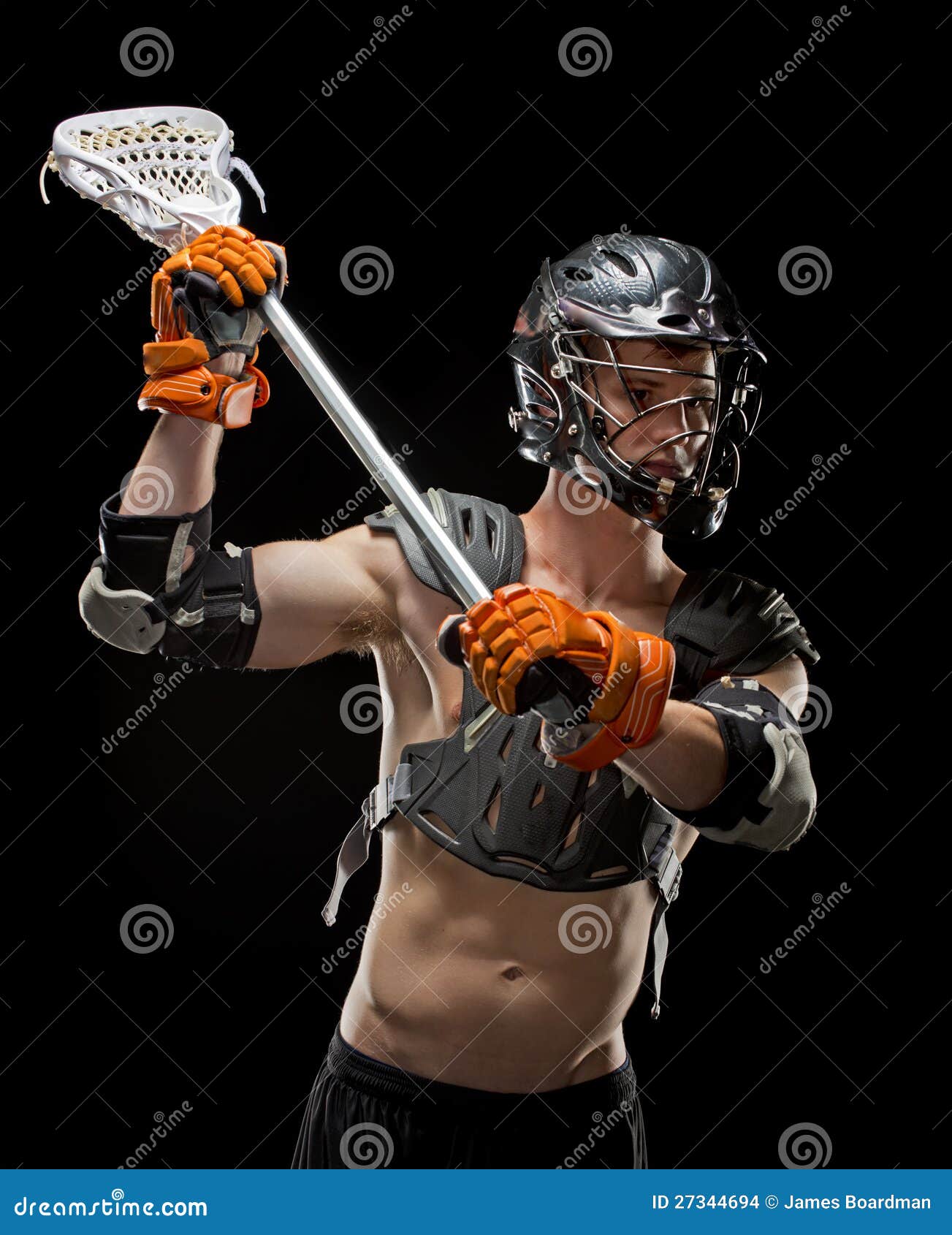 Boys Lacrosse Player Passing the Ball Stock Photo Image of high, ball