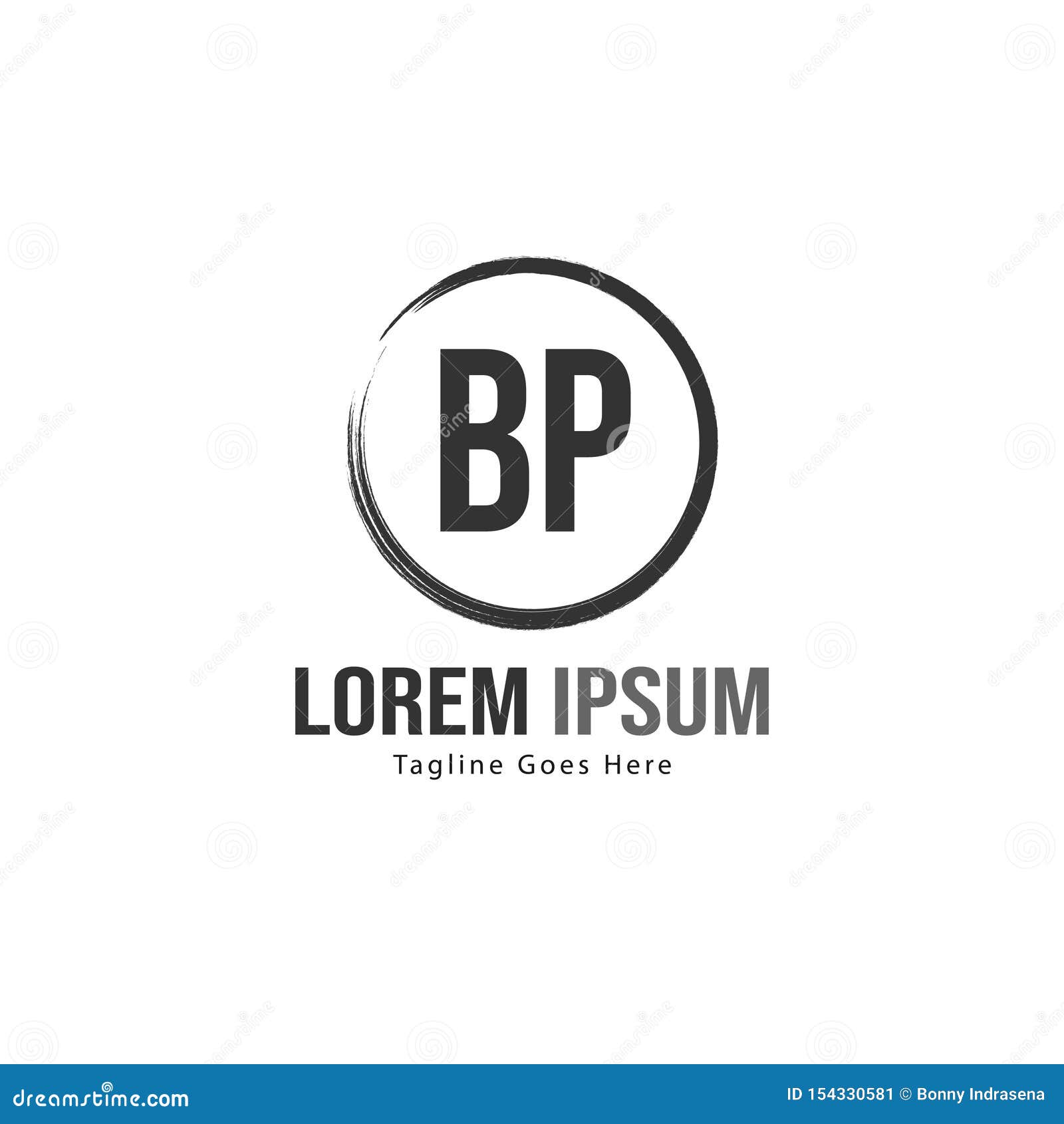 BP Letter Logo Design. Creative Modern BP Letters Icon Illustration