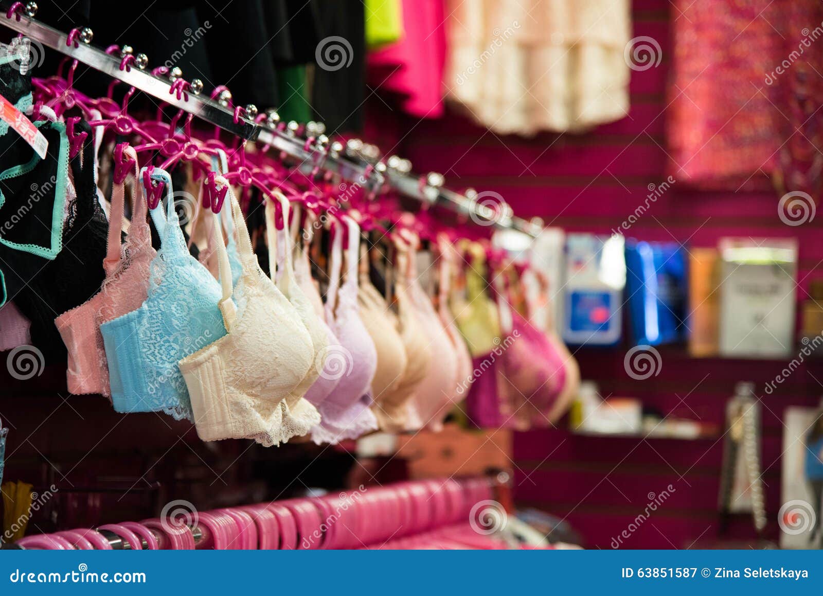 Bra Galore stock image. Image of brassiere, femininity 63851587
