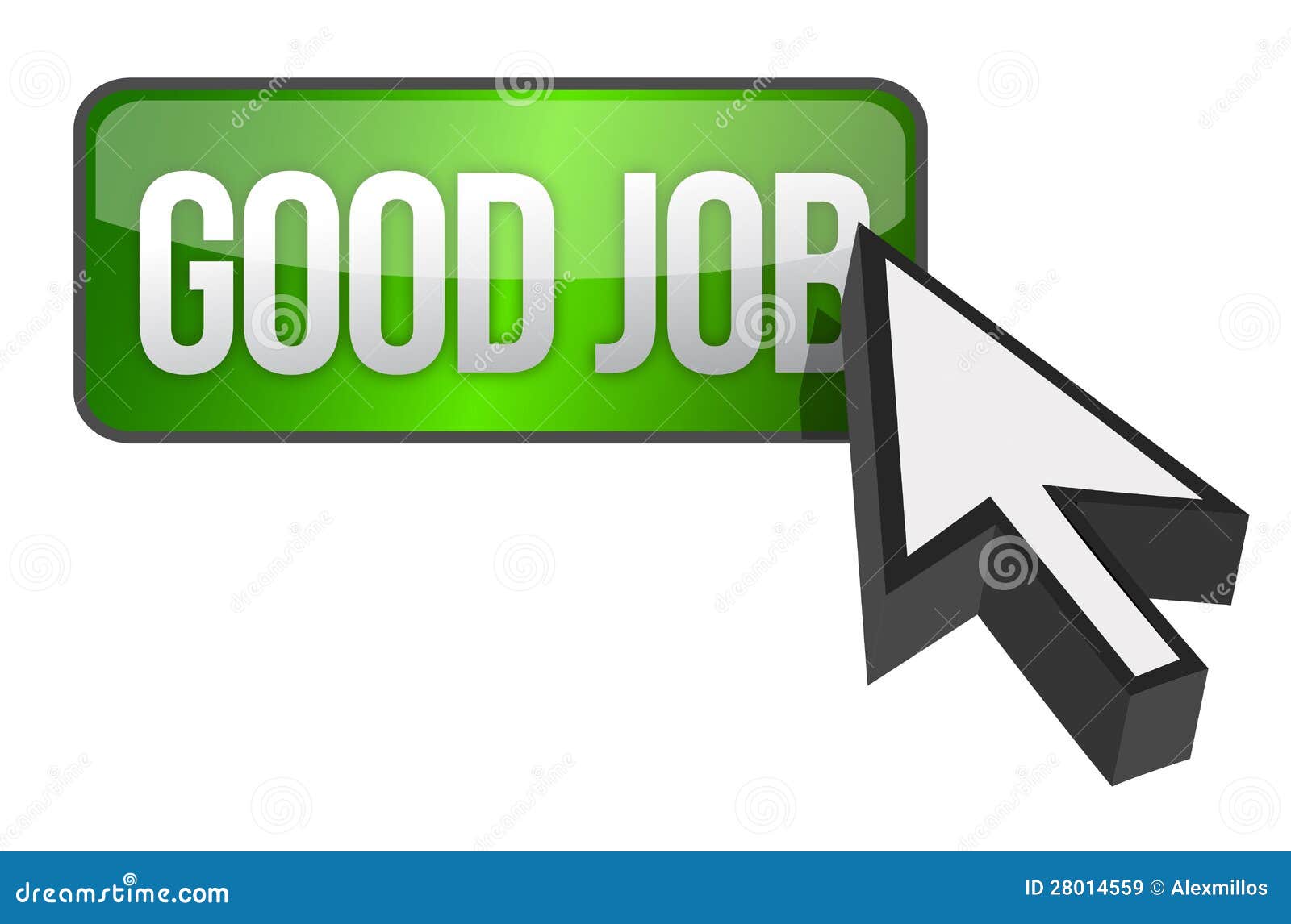 Bra jobbknapp stock illustrationer. Illustration av bindemedel 28014559