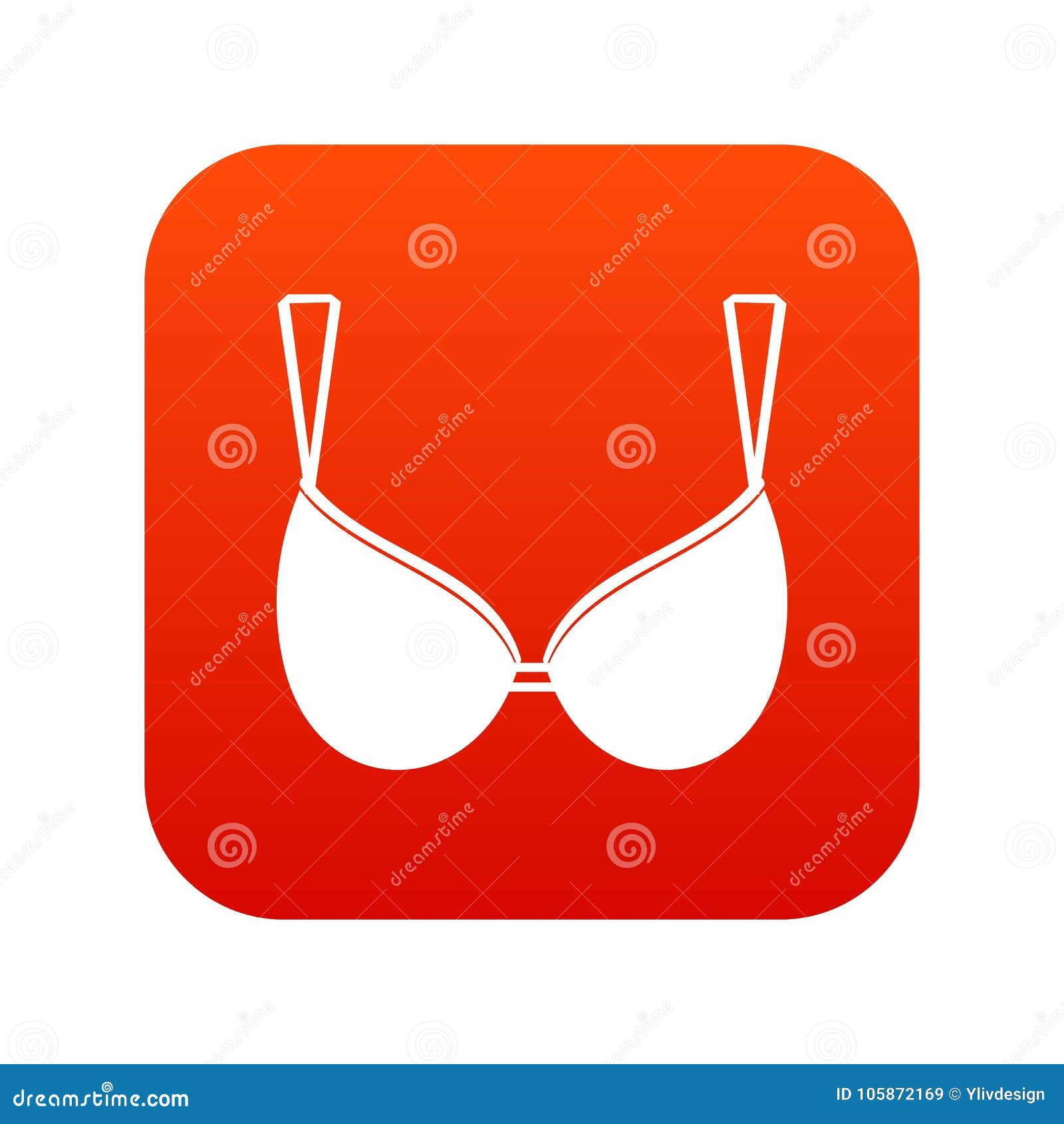 Breast Bra Icon, Cartoon Style Stock Vector - Illustration of icon,  panties: 183656003