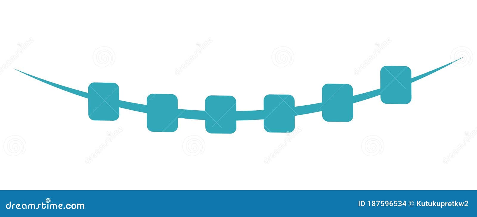 Brace Teeth Icon Vector Logo Template Illustration Design. Vector EPS