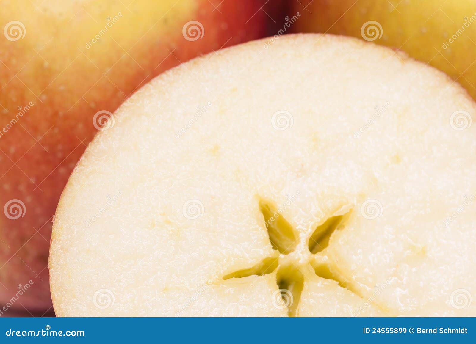 Braeburn apple slice stock image. Image of white, healthy 24555899