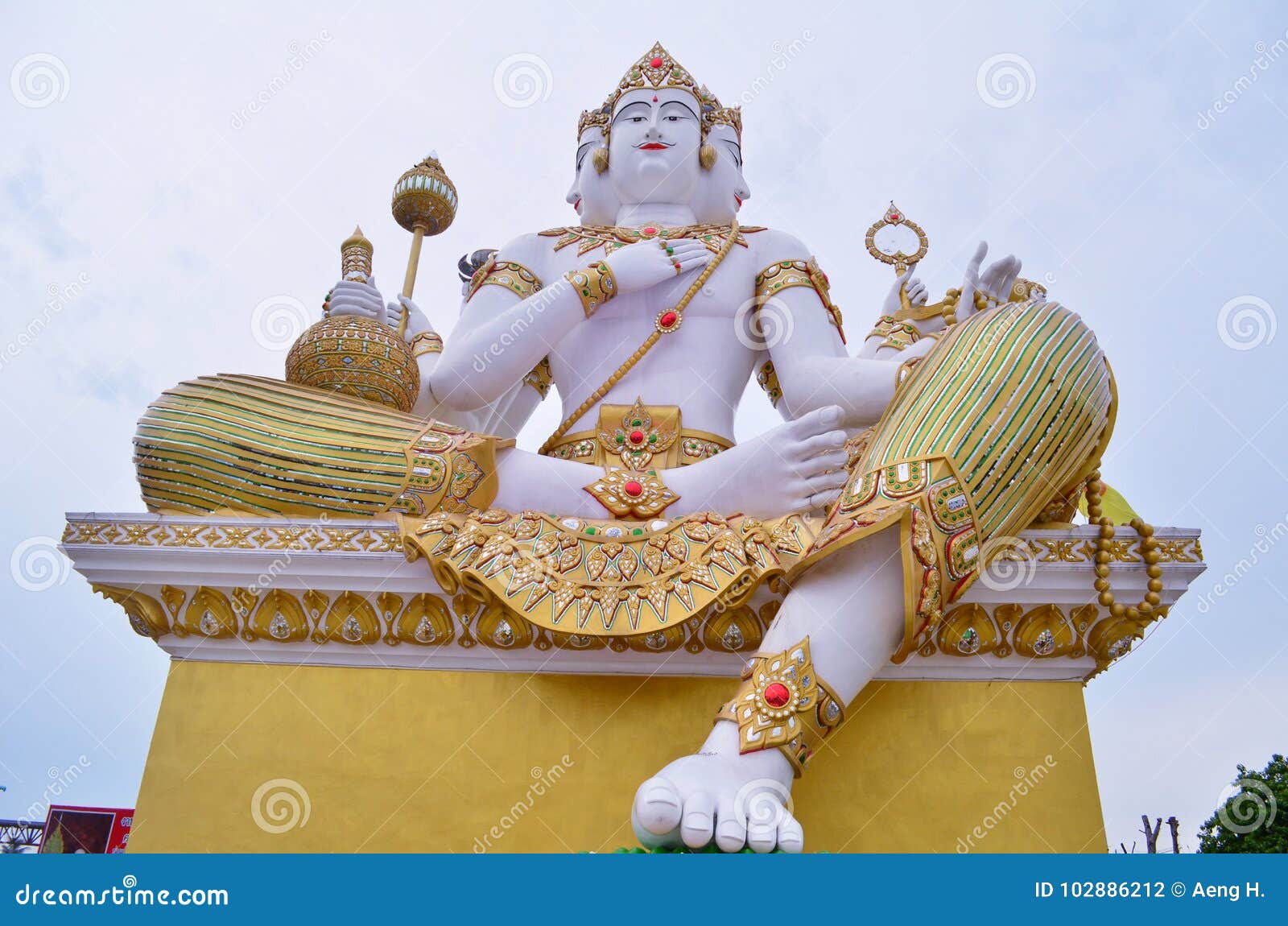 Brahman. stock photo. Image of brahma, deity, statuary - 102886212