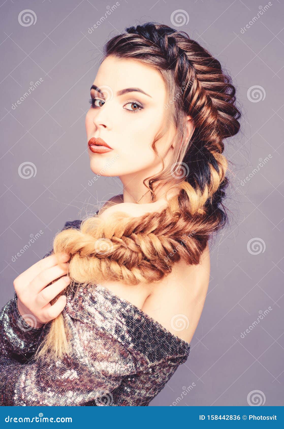 Braided Hairstyle. Beautiful Young Woman with Modern Hairstyle. Beauty Salon Hairdresser Art Stock Photo - Image of makeup, braided: 158442836 Braided Hairstyle. Beautiful Young Woman with Modern Hairstyle. Beauty Salon Hairdresser Art Stock Photo - Image of makeup, braided: 158442836