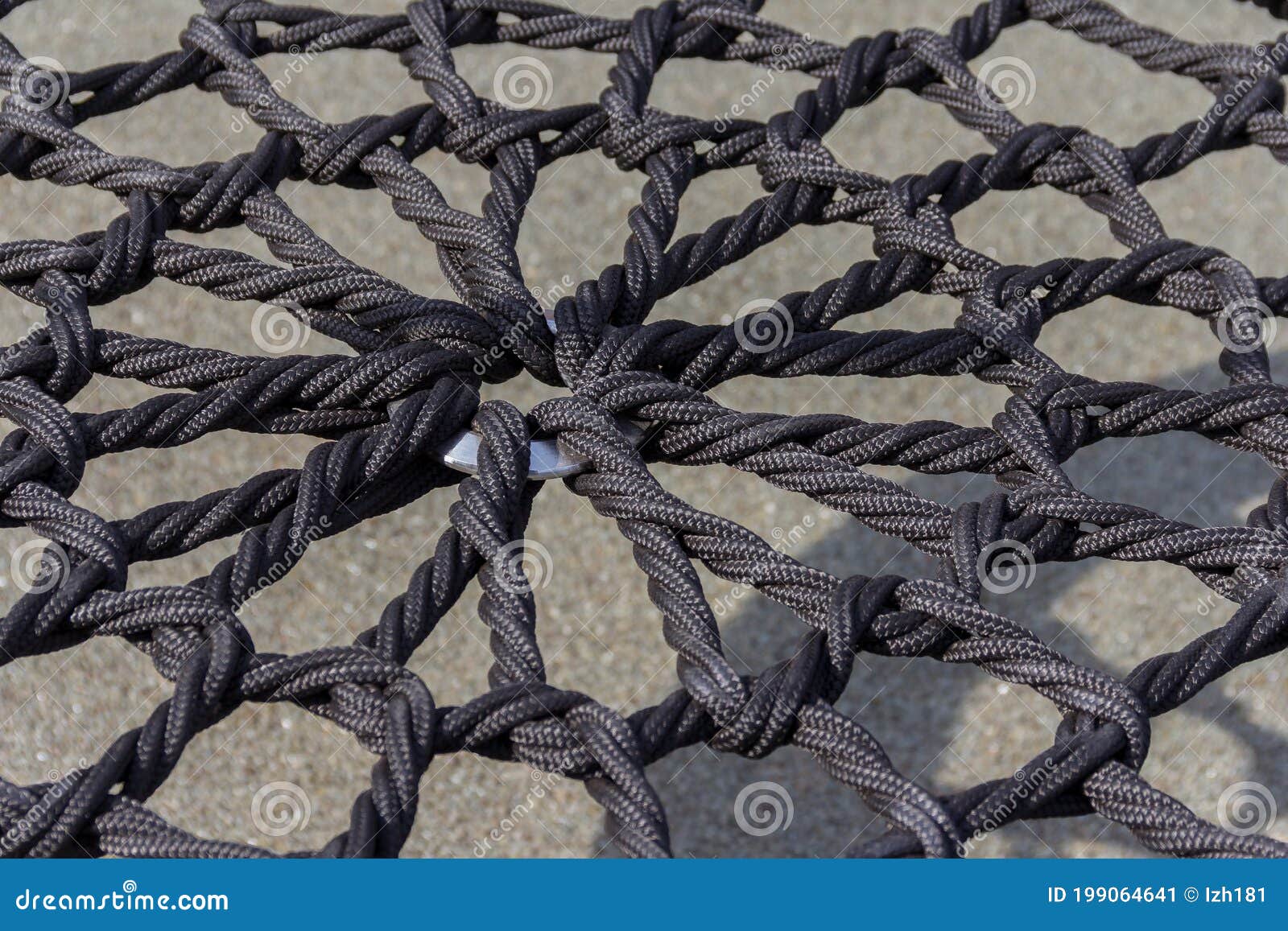 Braided Rope Background. Hand Weaving Rope with Patterns. DIY and