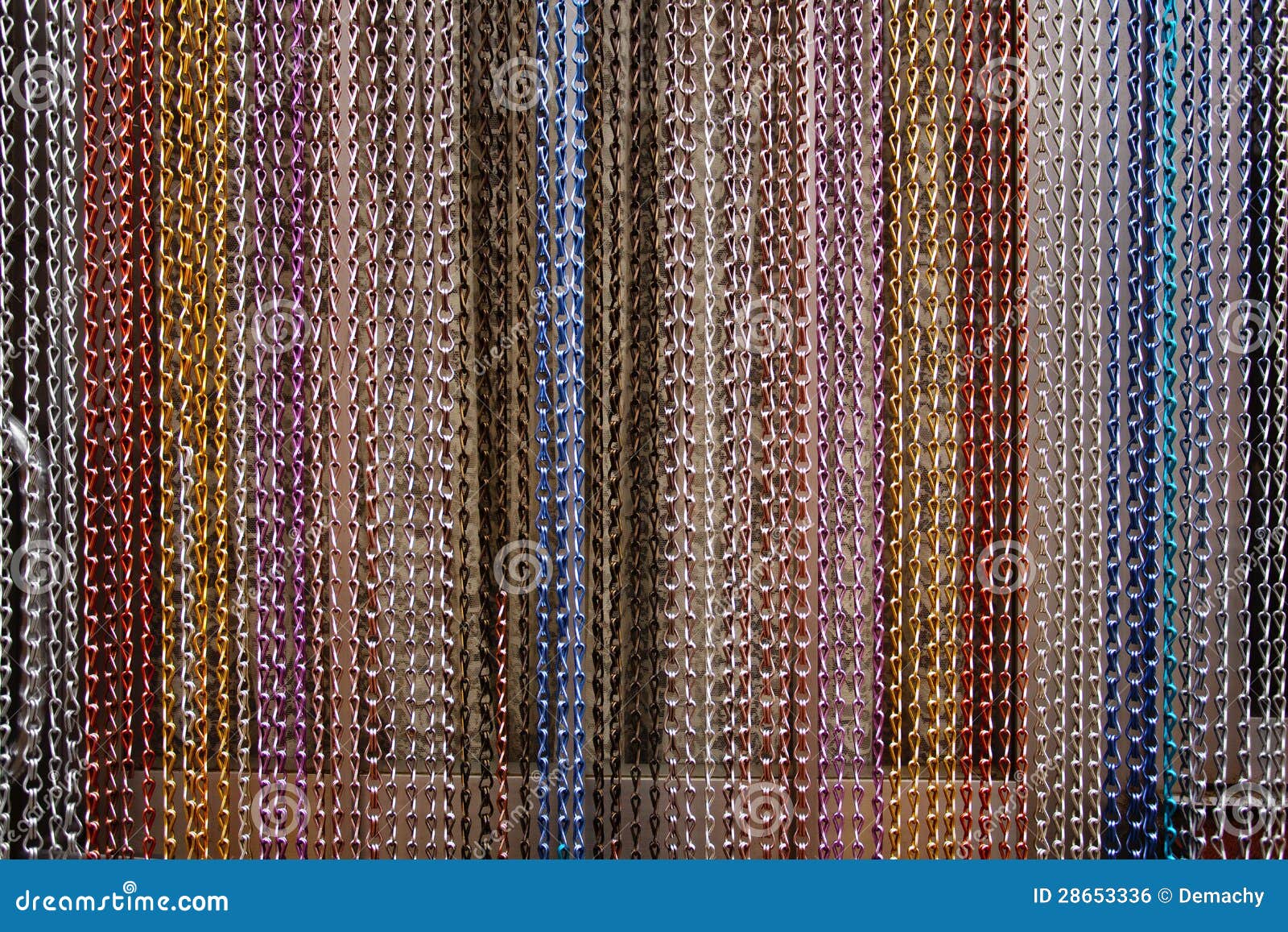 Braided Wire Hanging Curtain Stock Photo Image of multi, material