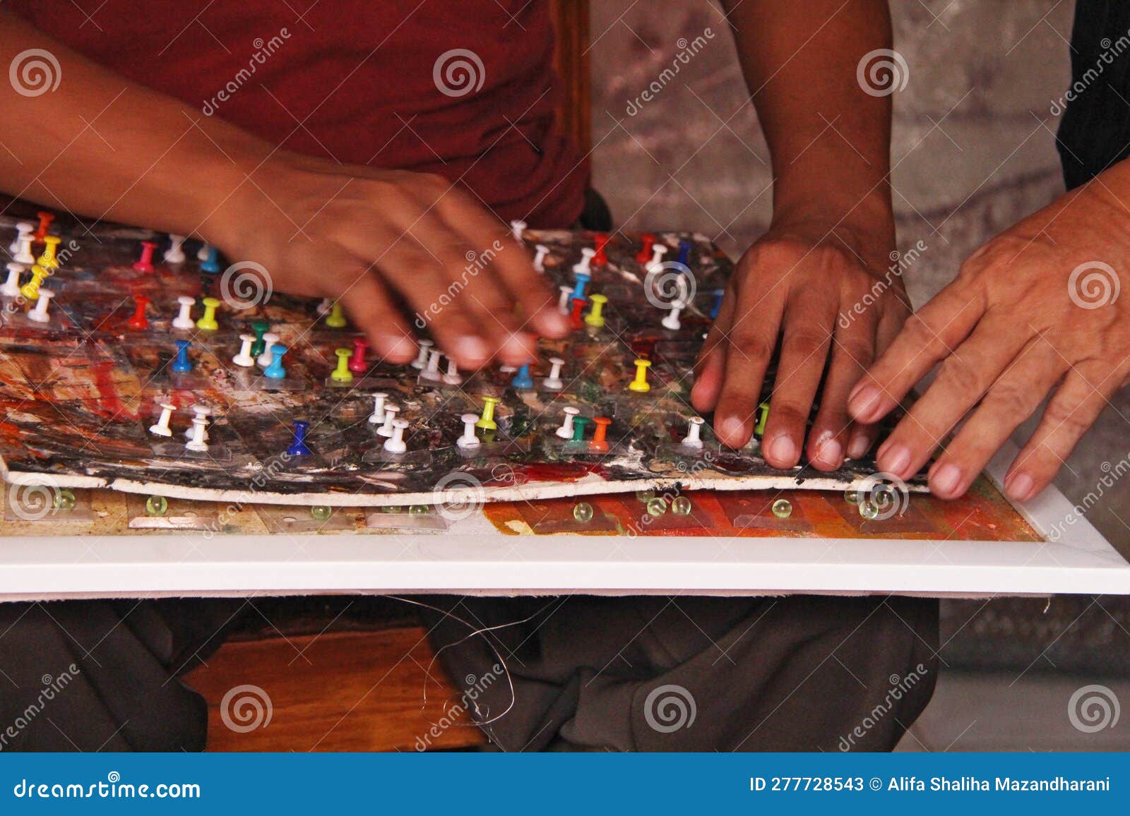 Braille in Painting stock image. Image of braille, screenshot 277728543
