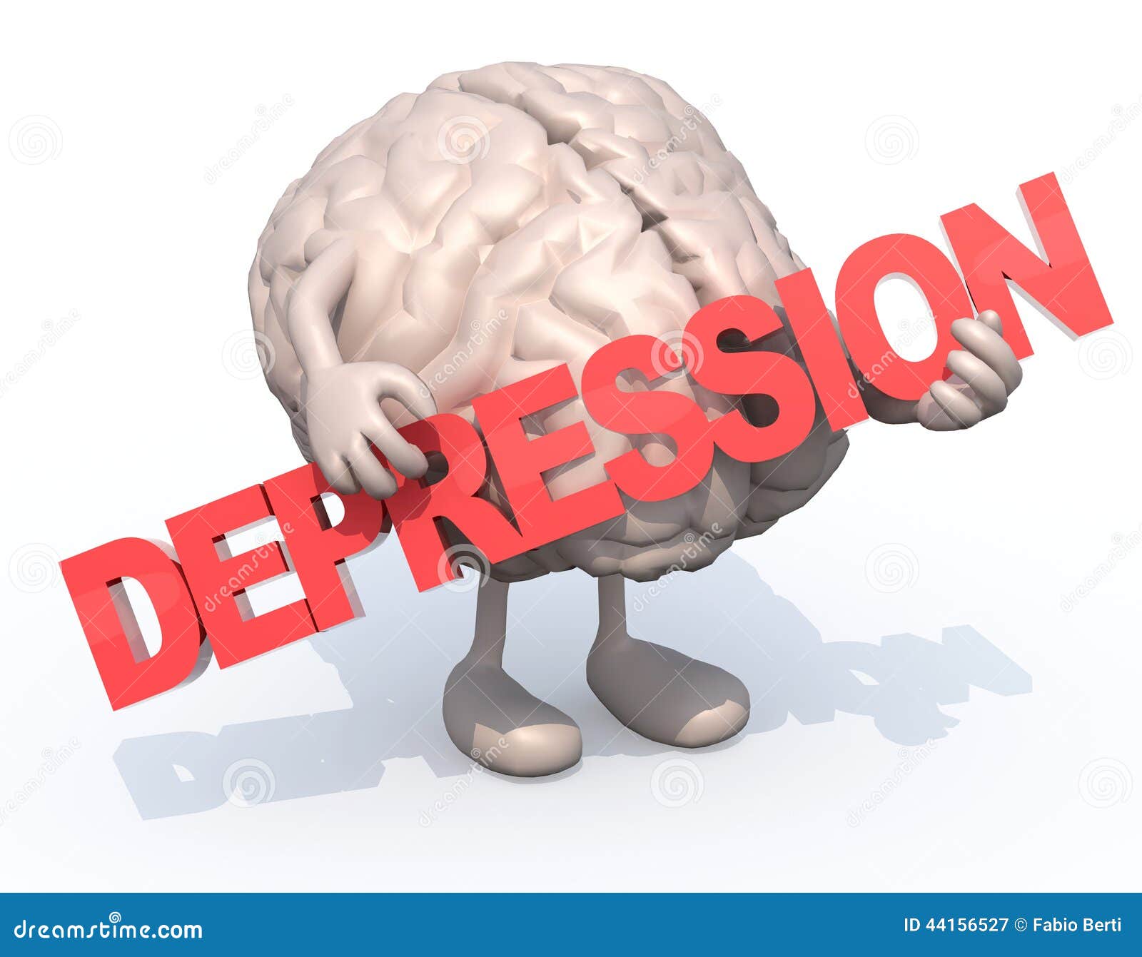 Brain with Arts that Embraces a Word Stock Illustration Illustration