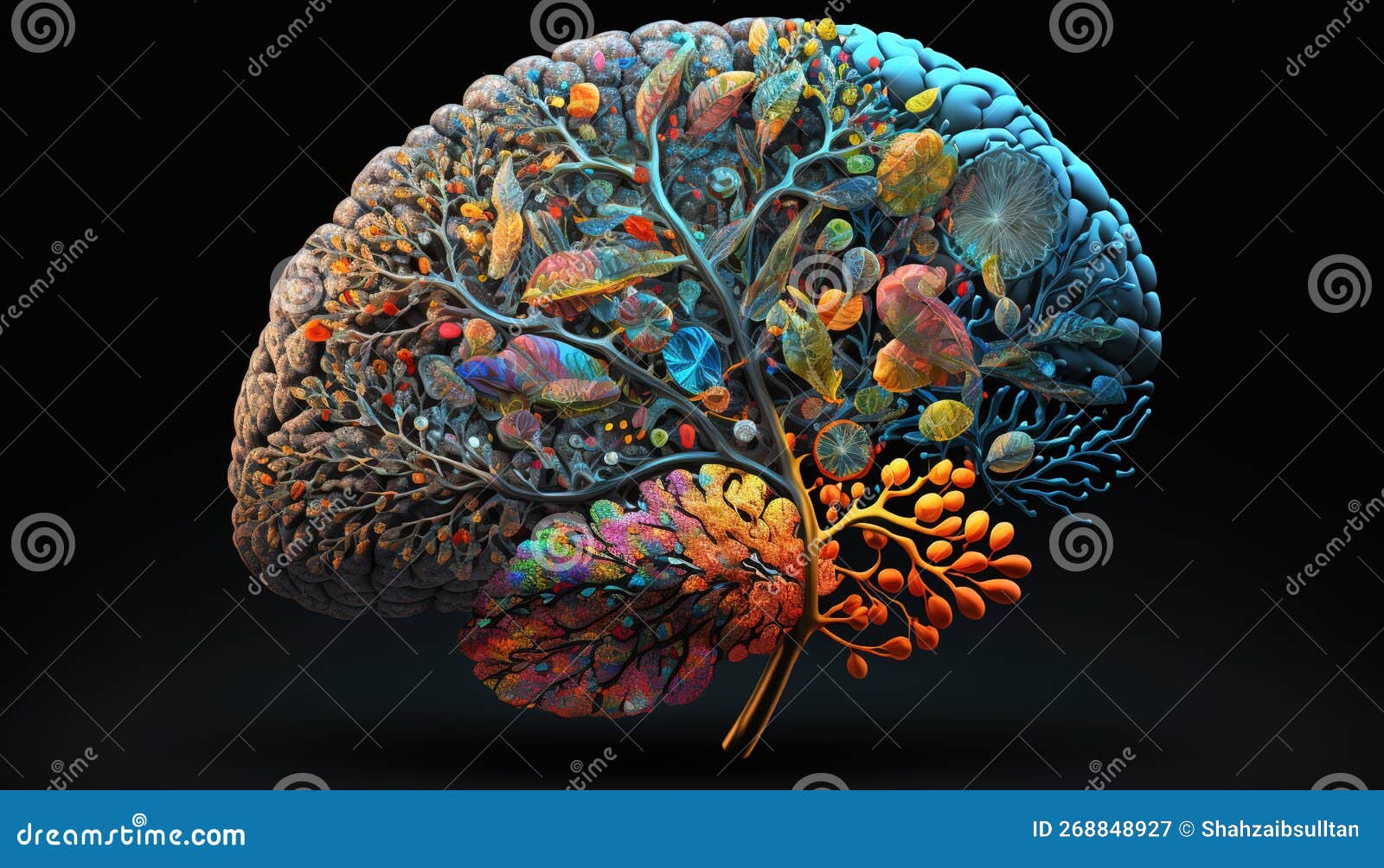 brain cancer, brain tumor 3d 