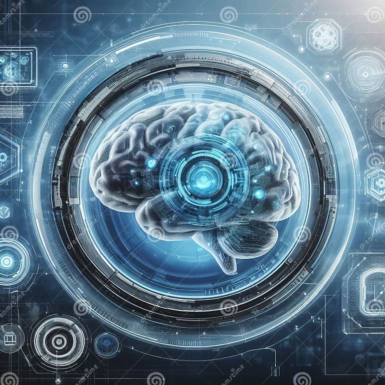 Brain in the Form of a Human Embryo with Embedded Digital Artificial