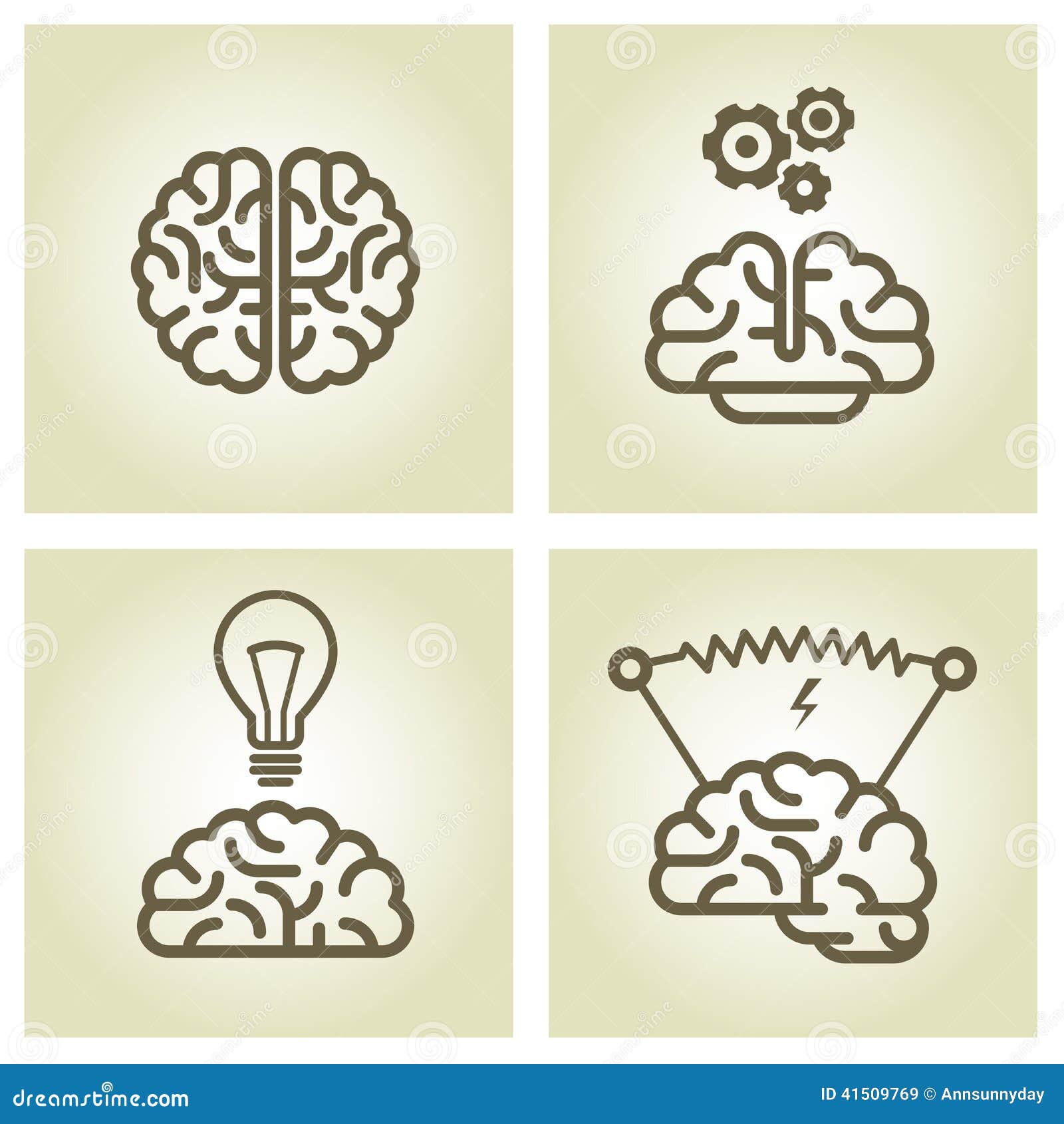 brain icon - invention and inspiration s