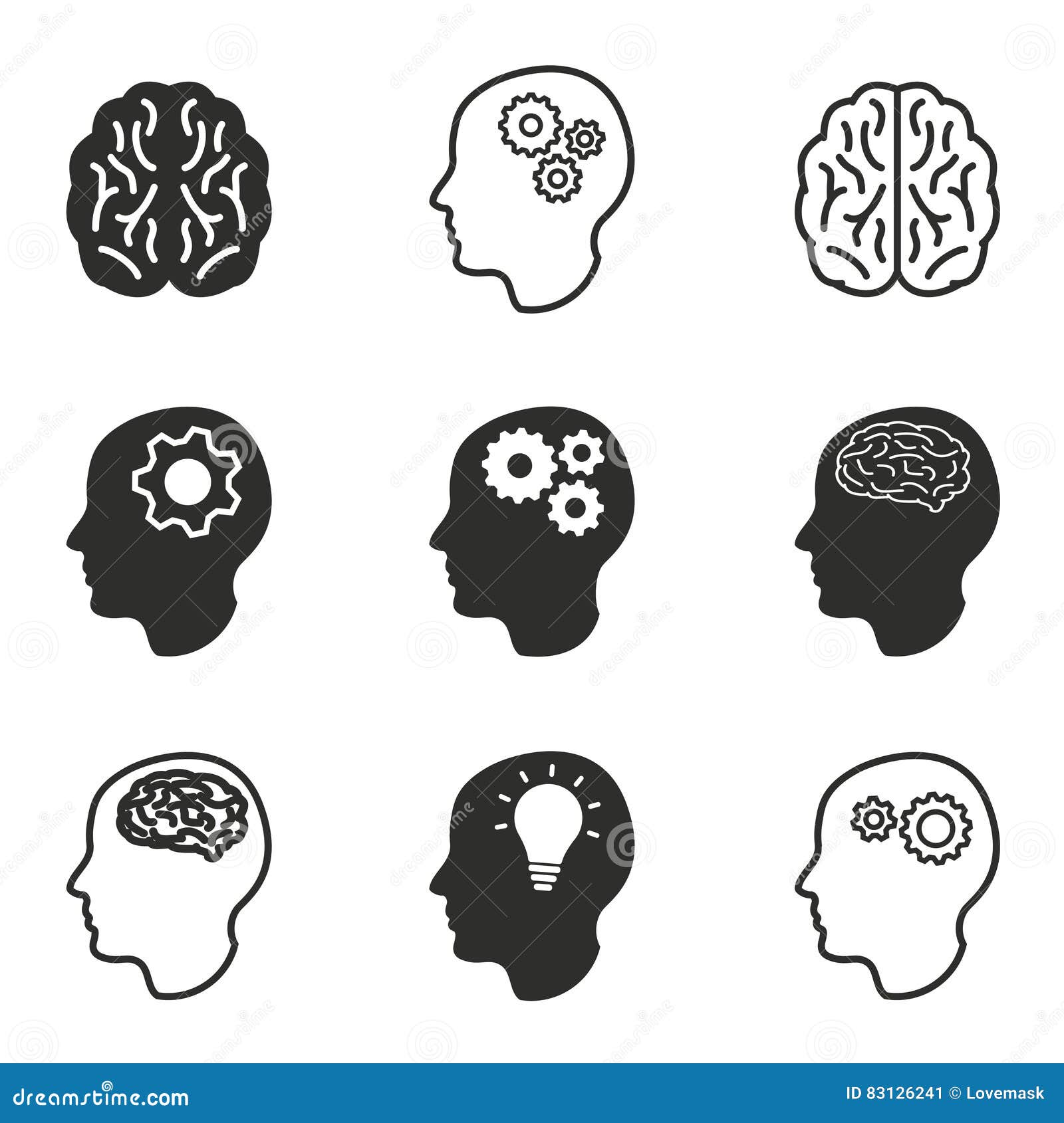 human brain icon human brain icon