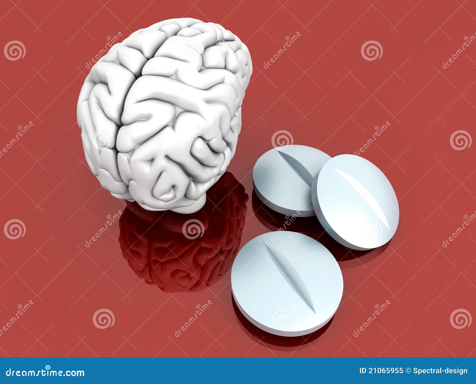 Brain Pills stock illustration. Illustration of ecstasy