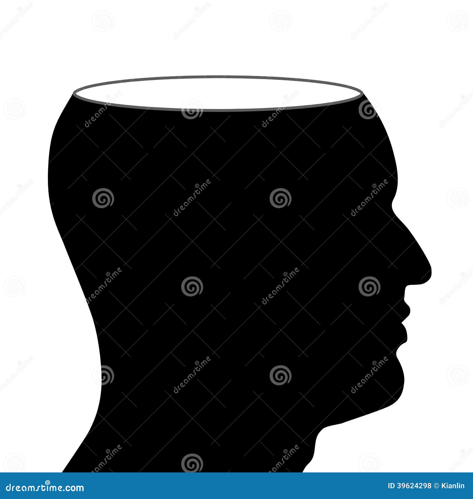 Open Head Clipart