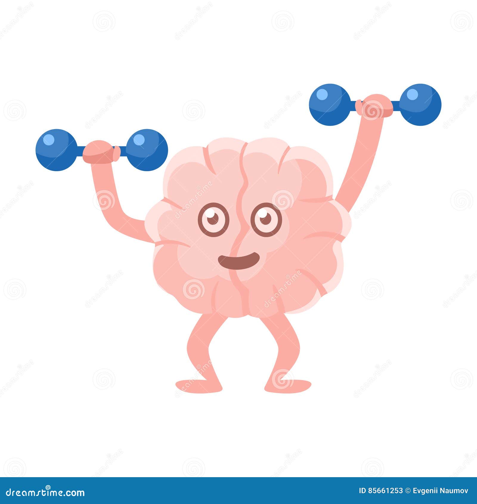 Brain Working Out in Gym Humanizado Con Pesas De Gimnasia, Icono De Emoji  Del Personaje De Dibujos Animados Del órgano Humano Del Ilustración del  Vector - Ilustración de pista, entrenamiento: 85661253