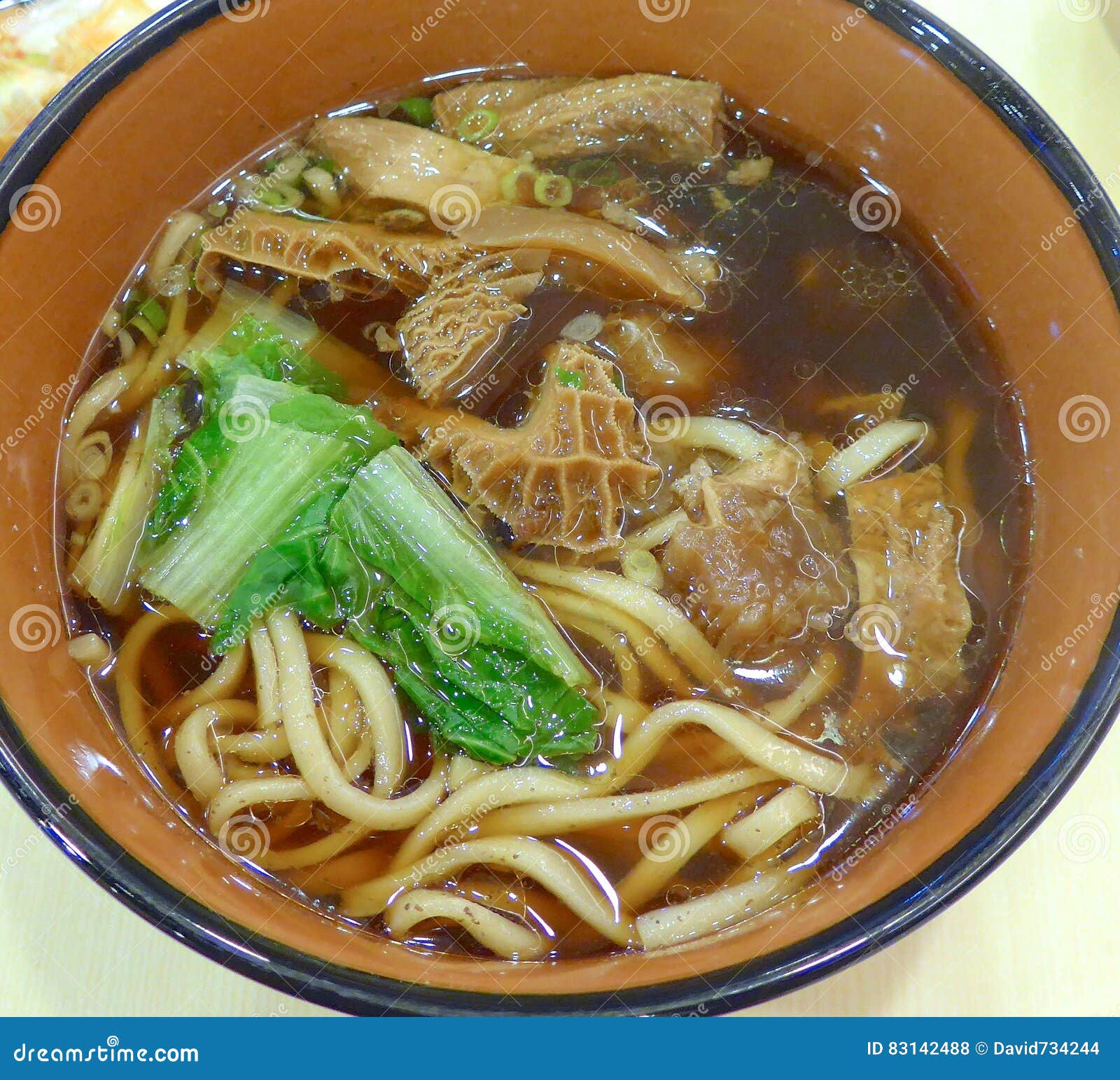 Braised Beef Noodle Soup stock photo. Image of appetizer 83142488
