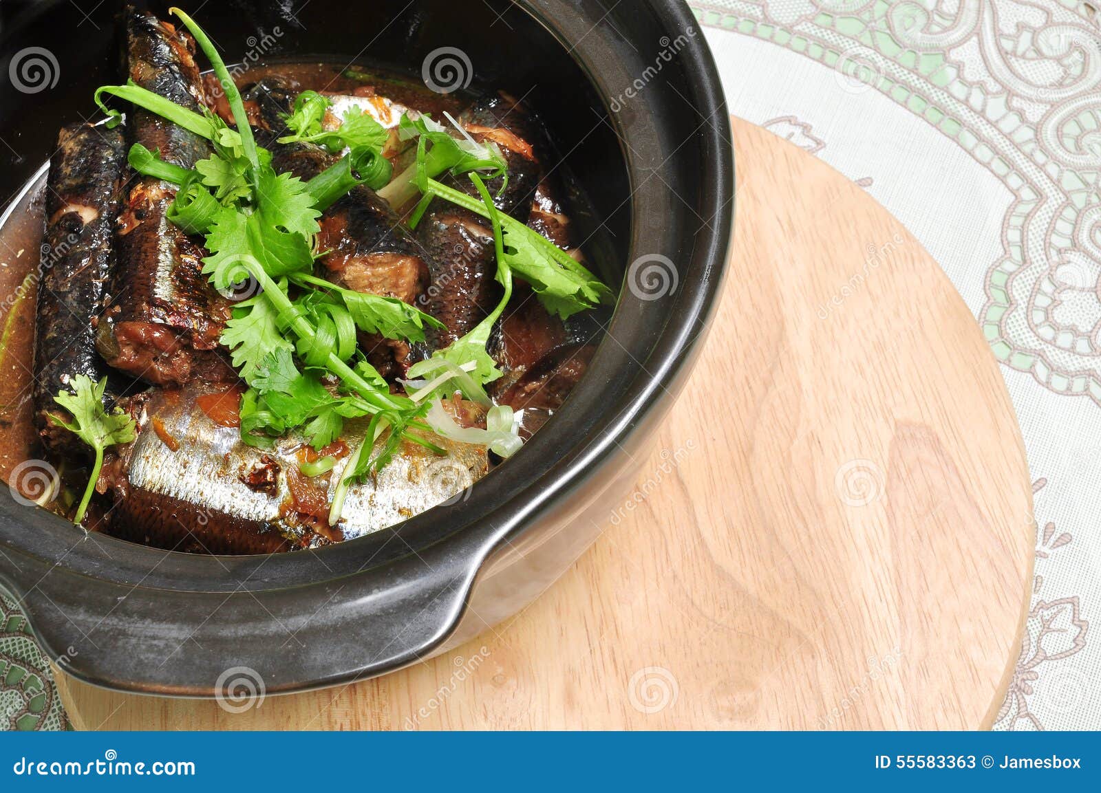 Braised fish stock image. Image of braised, marine, cook 55583363