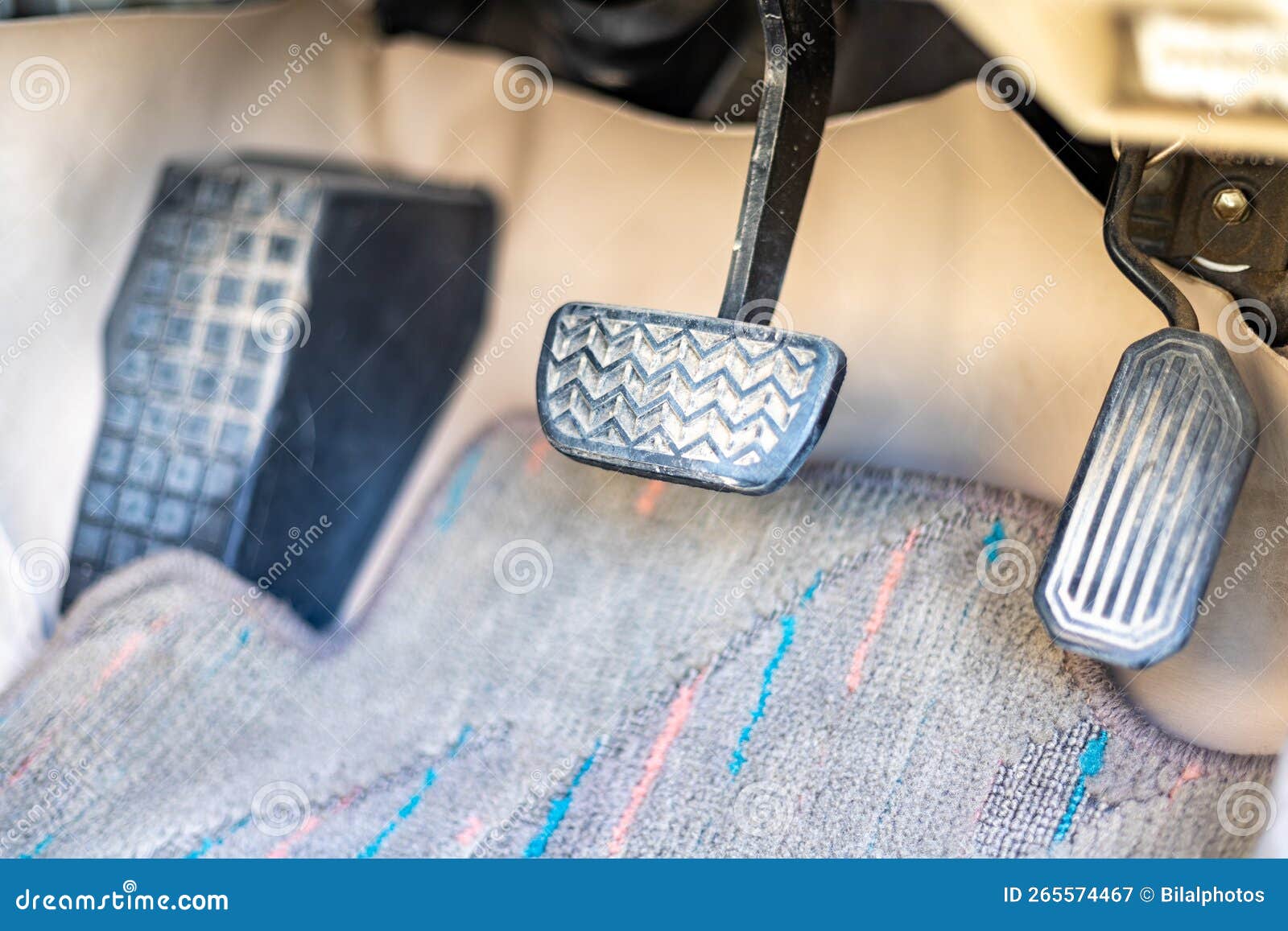 Automatic Car Brake And Accelerator Brake and Accelerator Pedal of Automatic Transmission Car Stock Image - Image of brake, concept: 265574467