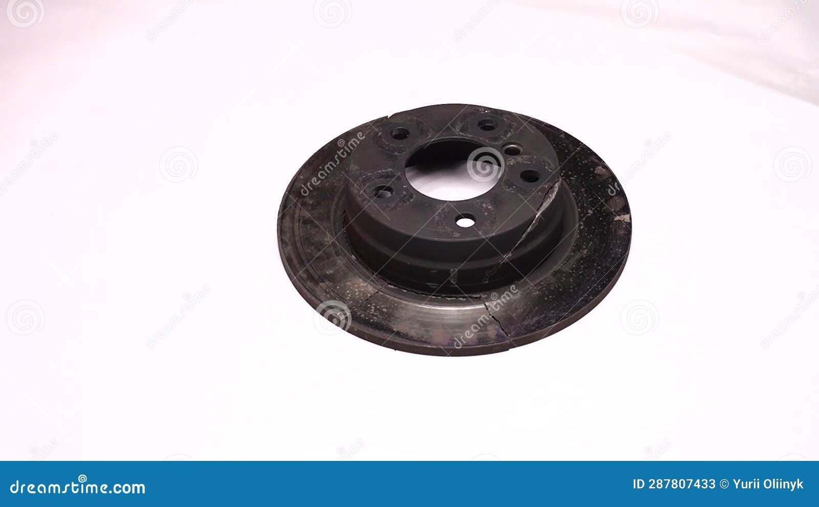 Brake Disc Broke Due To Overheating Stock Video Video of industry