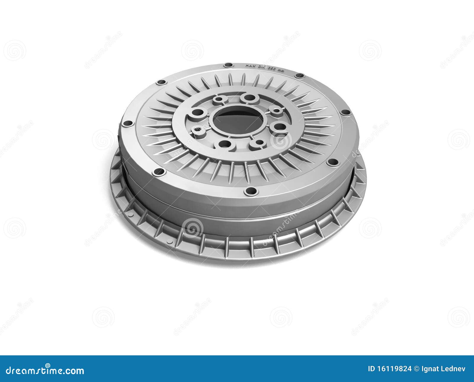 Brake drum auto parts stock illustration. Illustration of automobile 16119824