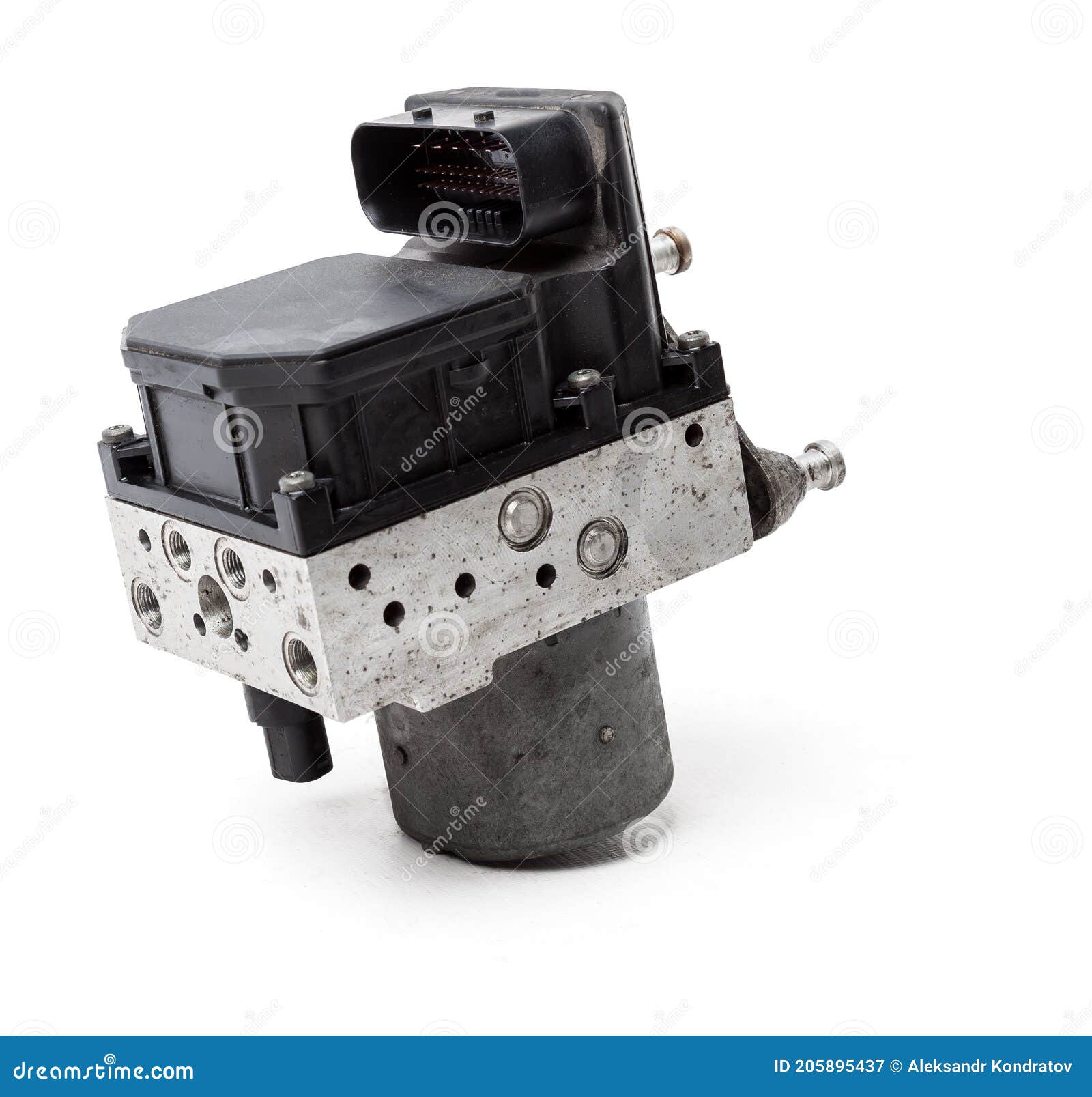 Brake Fluid Pump Control Unit for Distributing Braking Force To