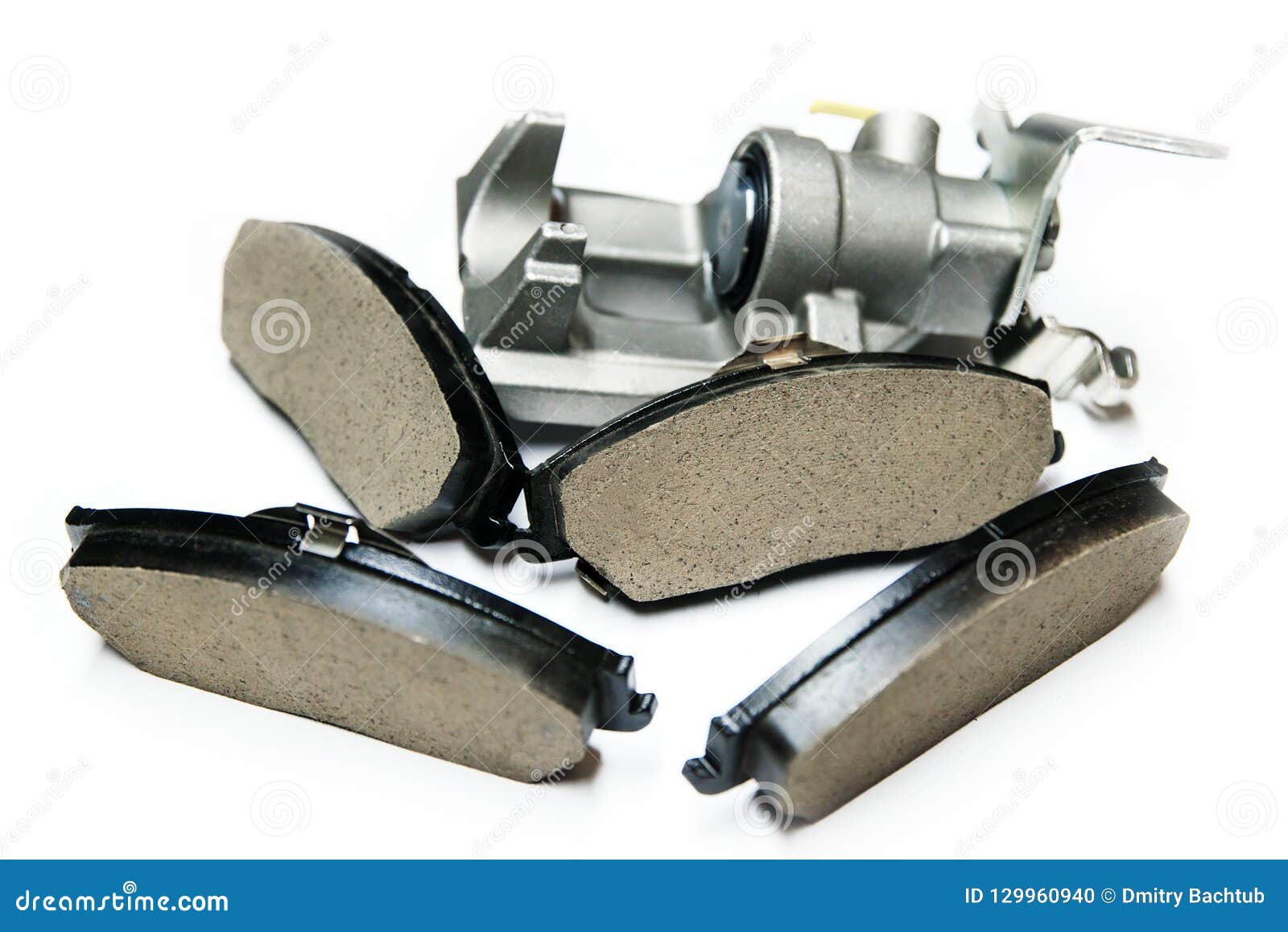 Brake Pads with Shallow Depth of Field Stock Photo Image of
