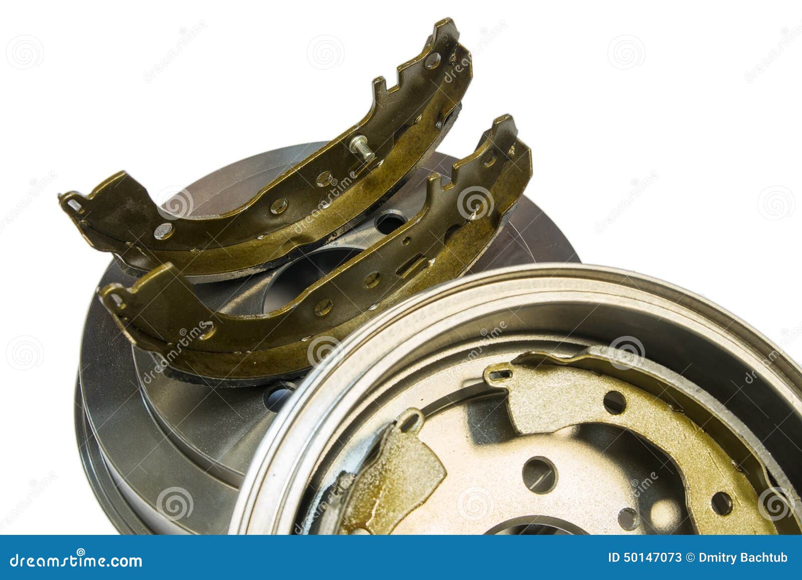 Brake shoes and drums stock image. Image of repair, color 50147073