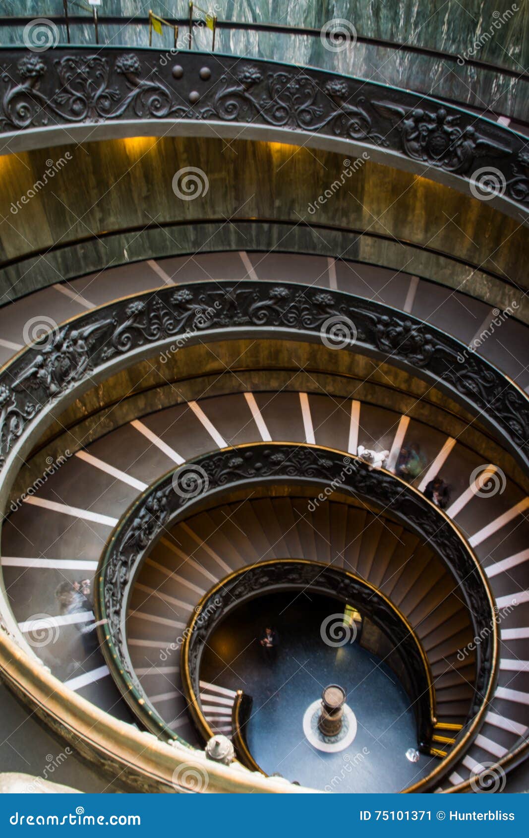 Bramante Spiral Staircase Vatican Museum Rome Italy