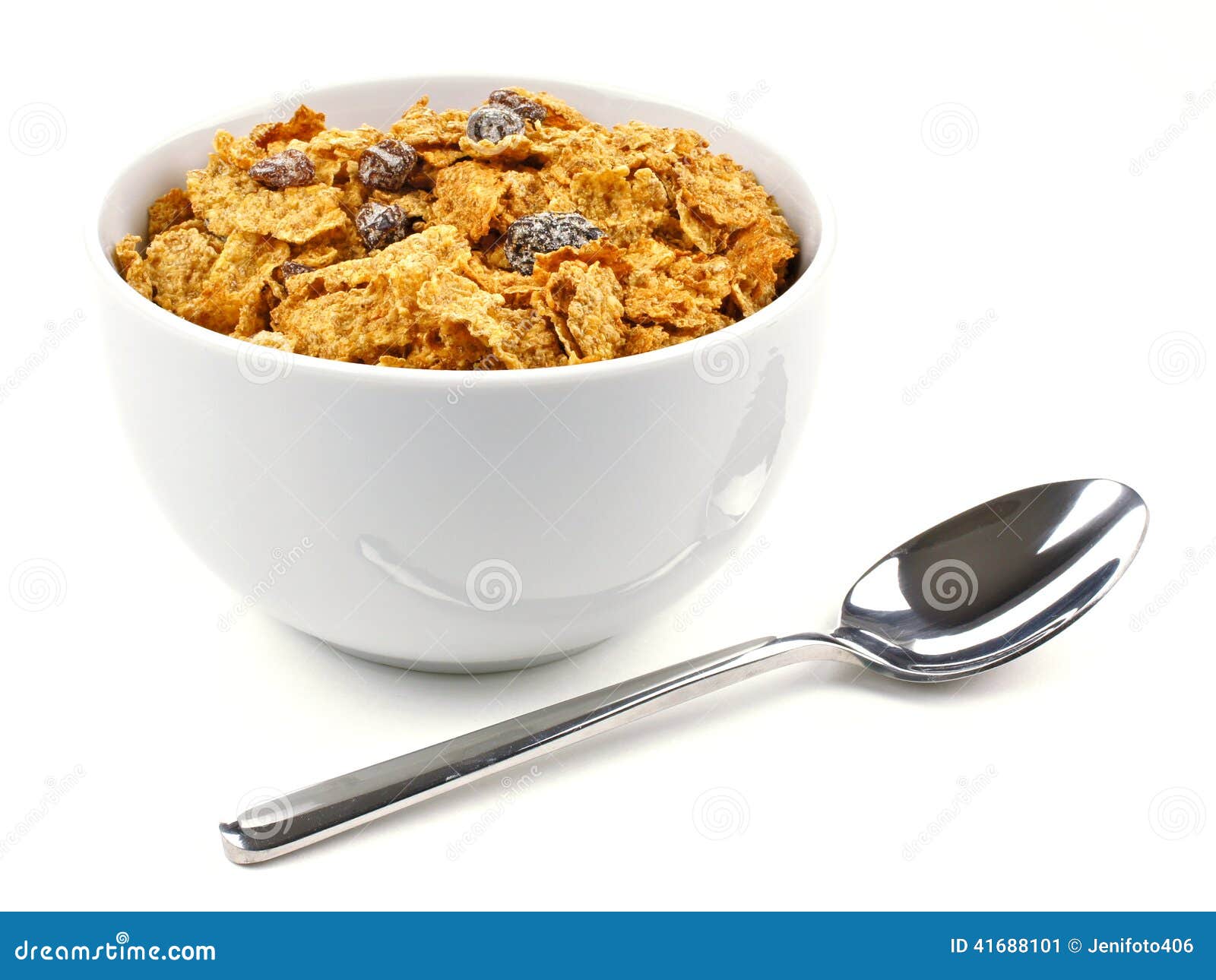 Bran flakes cereal stock image. Image of flakes, isolated 41688101