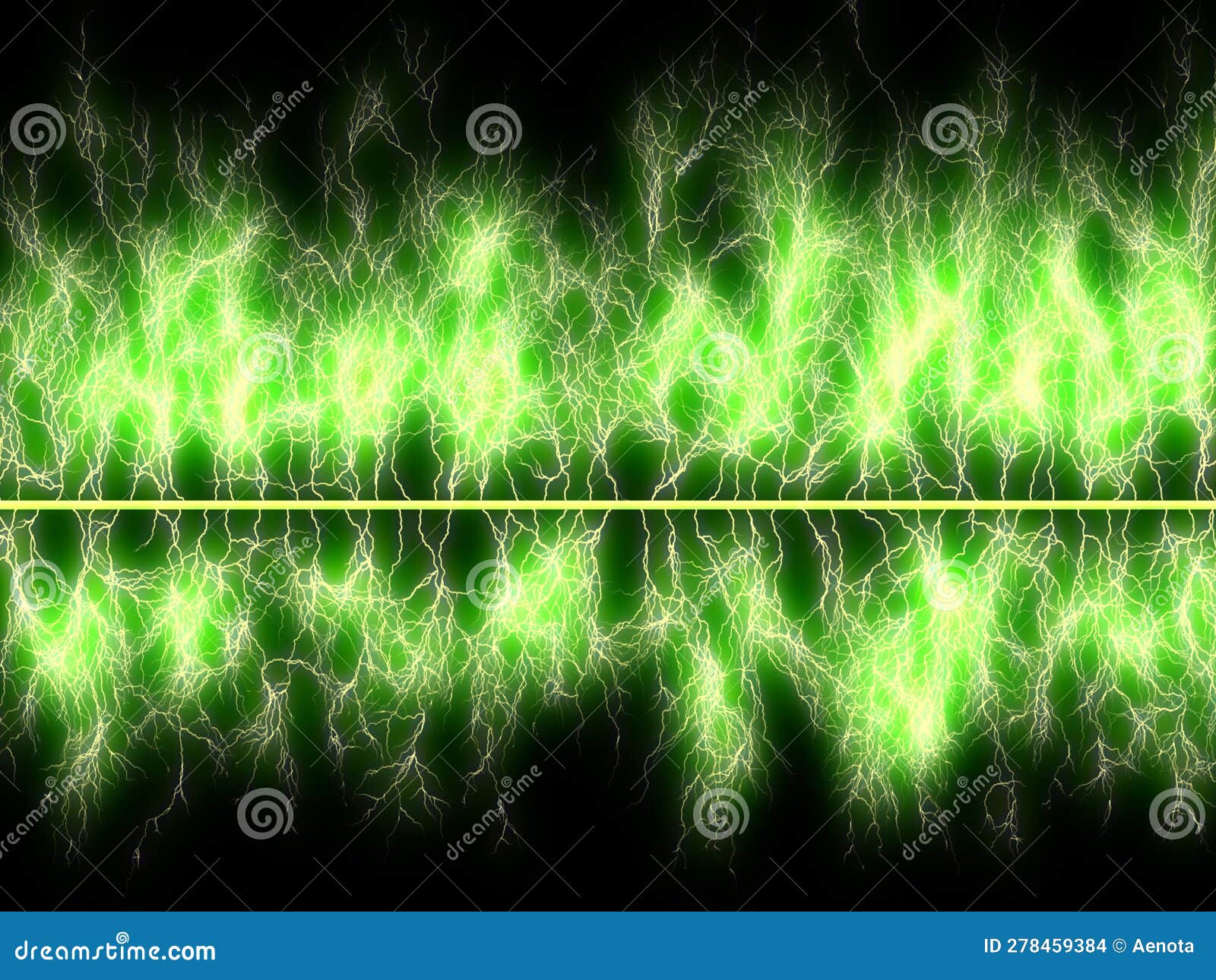 Branched Lightning Discharge Stock Illustration Illustration of volt