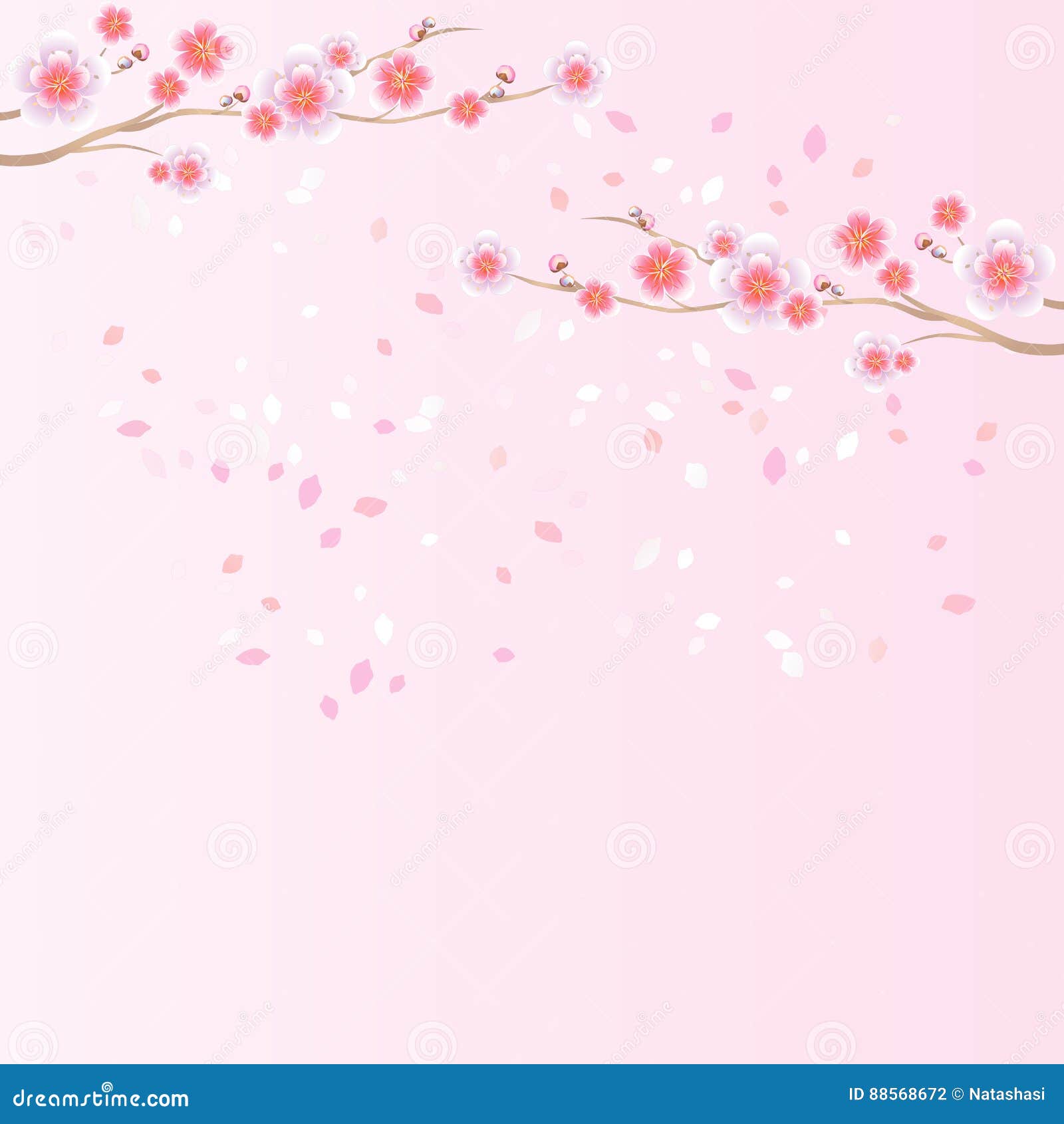 Pink Background Cherry Blossom gambar ke 18