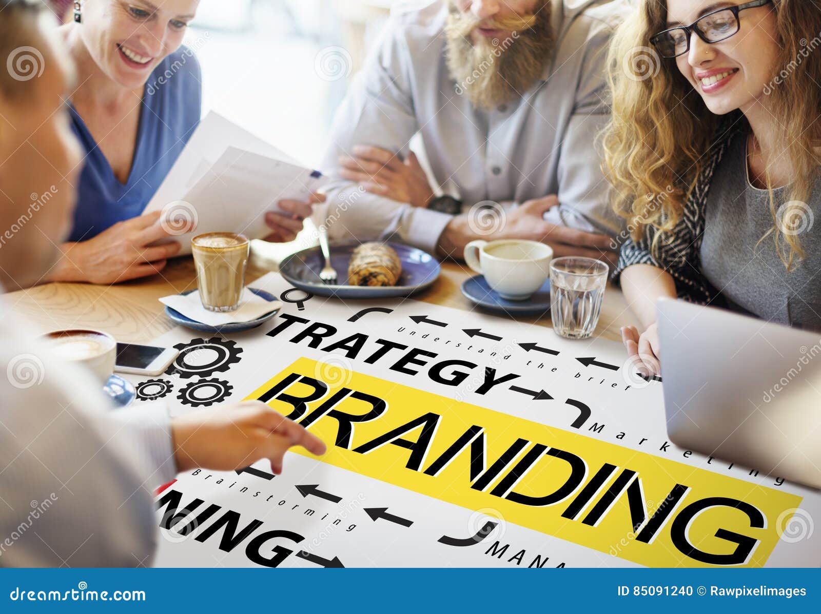 brand branding label marketing profile trademark concept