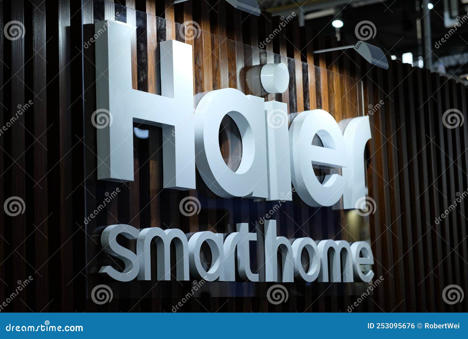 Brand Logo of Haier Smart Home Editorial Photo - Image of illuminated