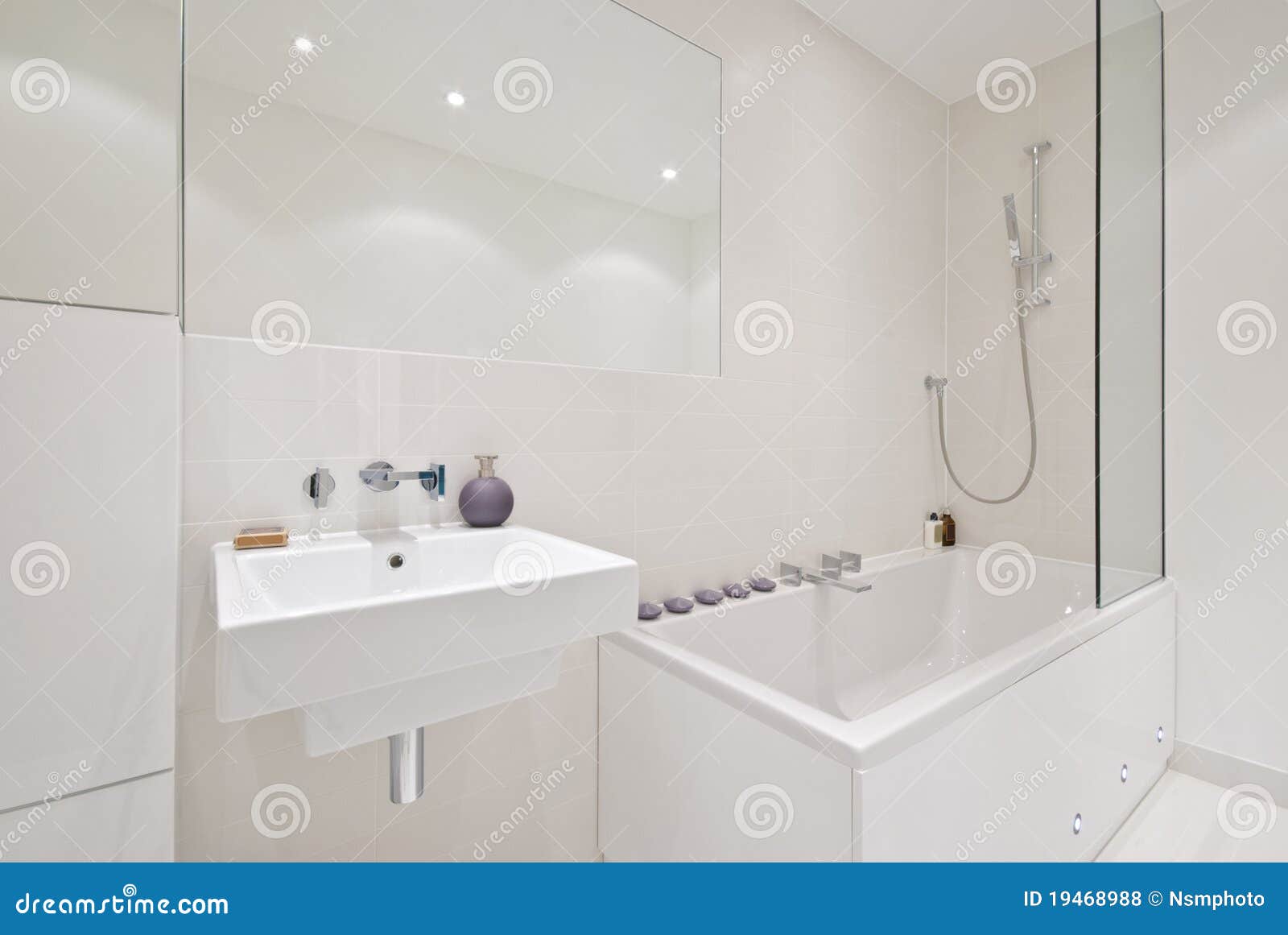 Brand new modern bathroom stock photo. Image of ceramic 19468988