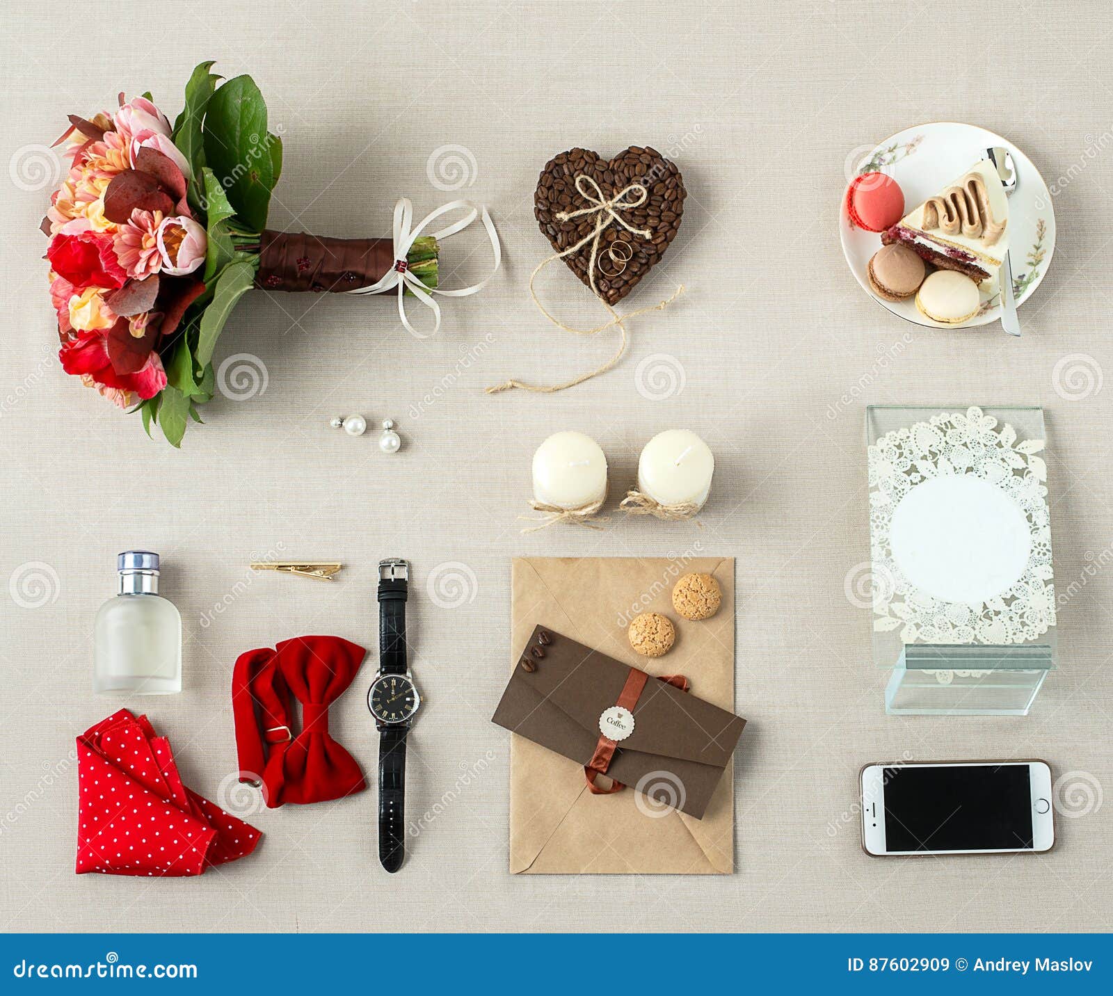 Download Branding Stationery Mockup Scene, Blank Objects For Placing Your Design. Hand Made Items For ...