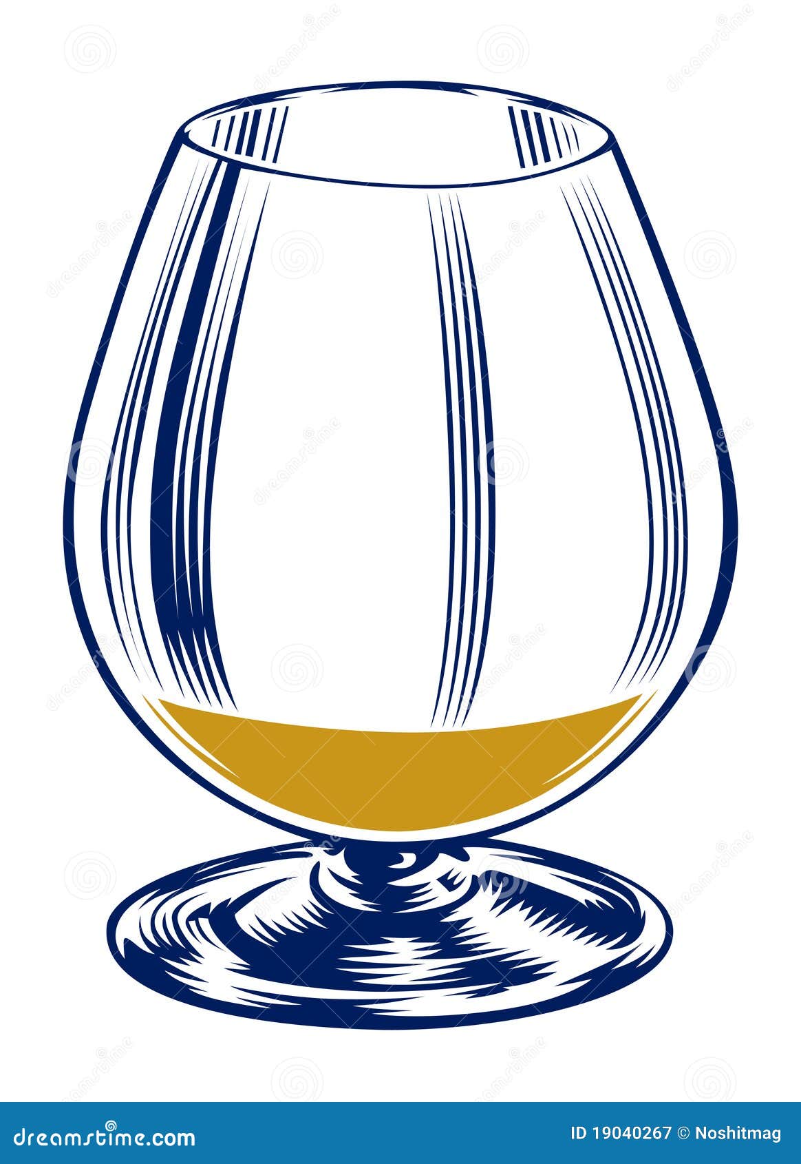 Brandy glass stock vector. Illustration of abstract, food 19040267