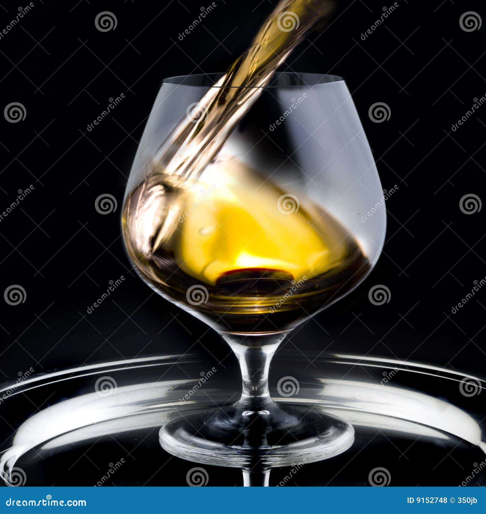 Brandy Glass stock photo. Image of close, spirit, cocktail 9152748
