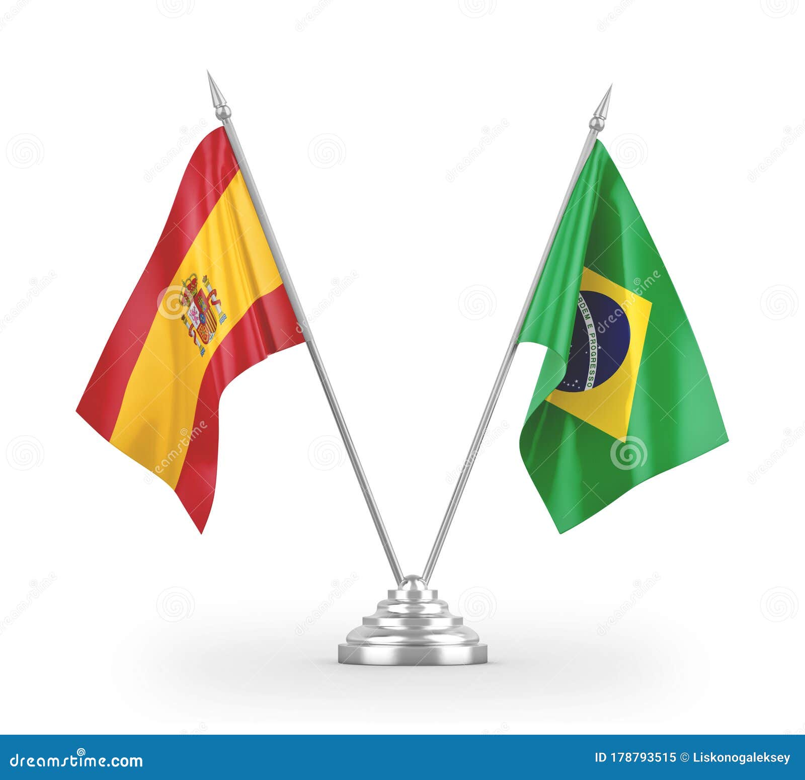 conceito de bandeira brasil vs espanha. ilustração vetorial. 14633401 Vetor  no Vecteezy