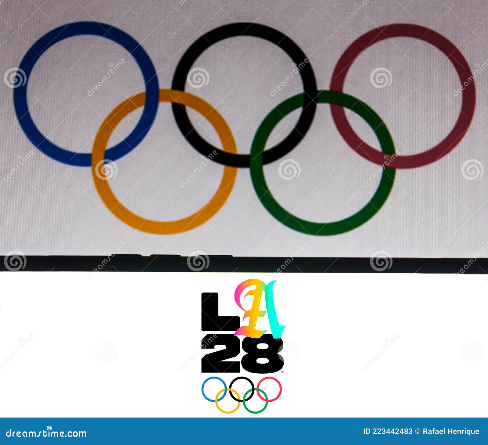 Brasil Em 5 De Julho De 2021. Nesta Foto, O Logotipo Dos Jogos Olímpicos De  Verão De 2028 Los Angeles 2028 é Visto Numa Foto de Stock Editorial -  Imagem de economia, companhia: 223442483