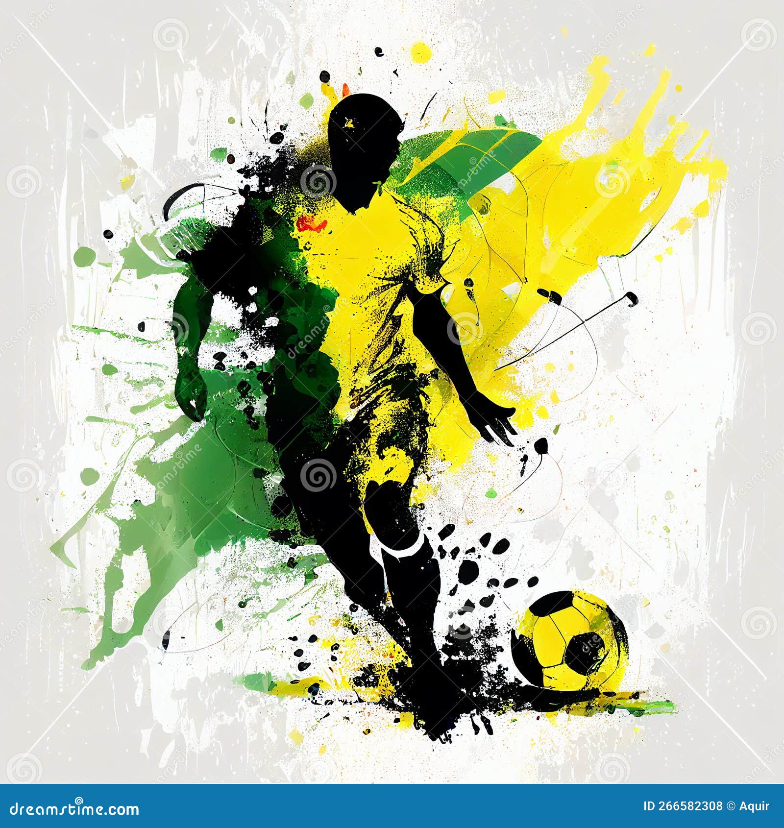 Colorful abstract soccer background. Soccer poster. Football background. Football  poster Stock Illustration