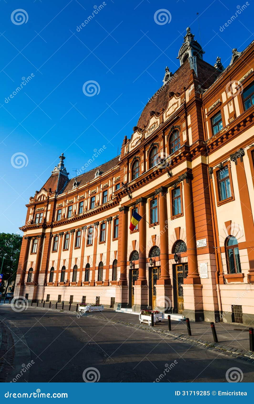 brasov administration in romania, neobaroque architecture