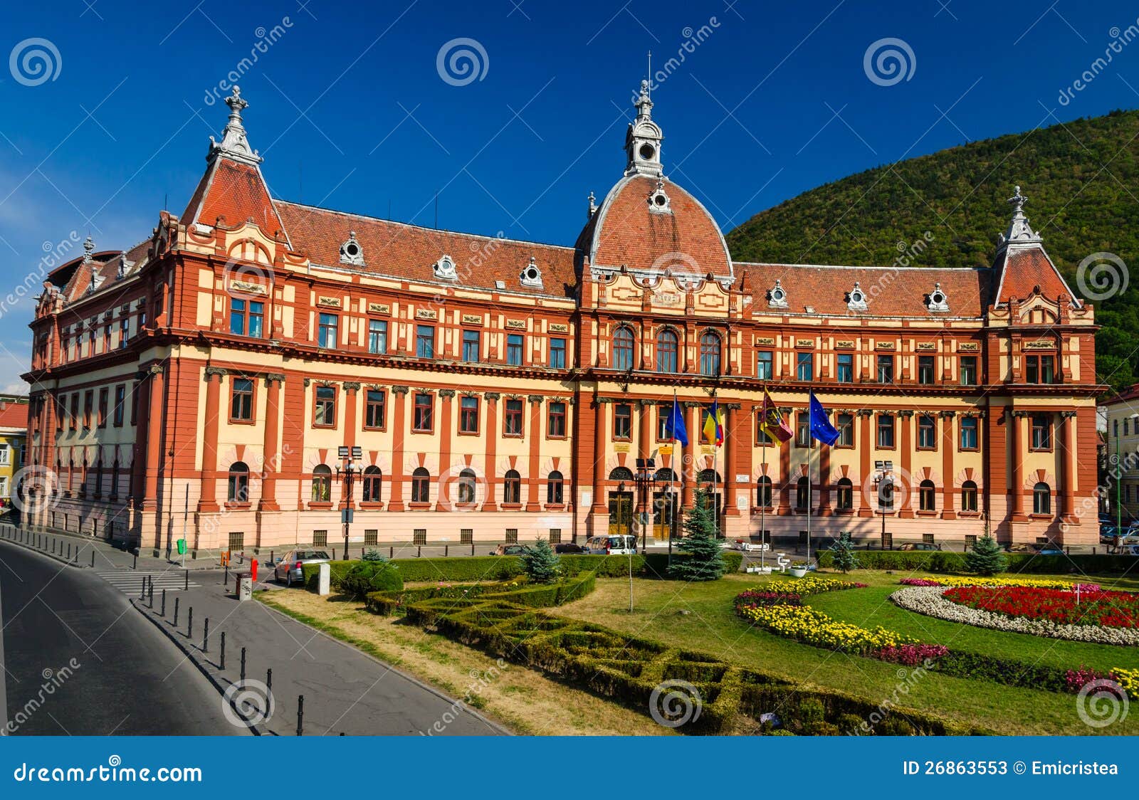 brasov, former justice palace. romania