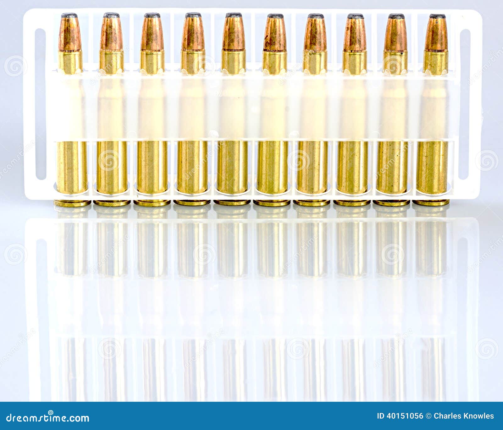 Brass Ammunition for a Rifle Stock Photo Image of holder, rifle 40151056
