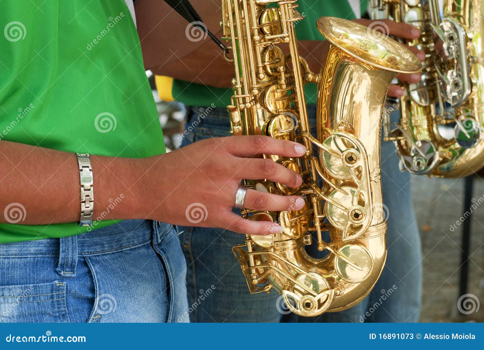 Brass band of Brazil stock image. Image of saxophones 16891073