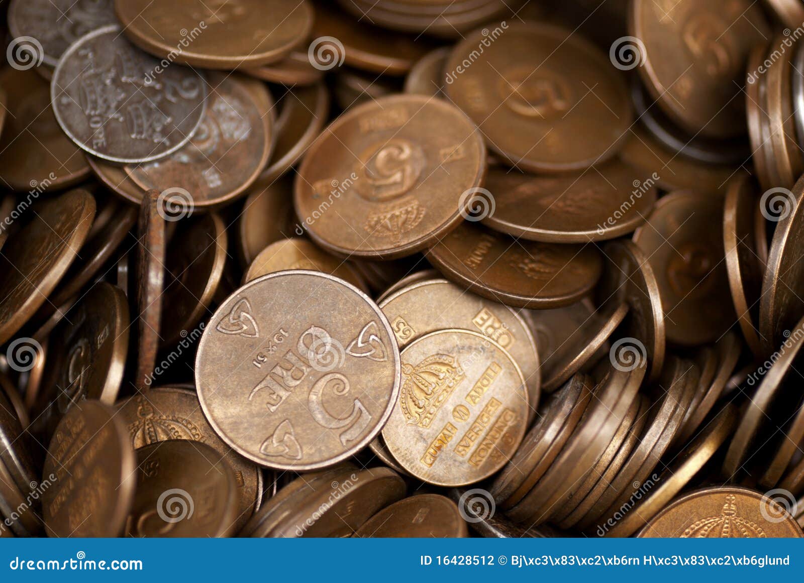 Brass coins stock photo. Image of payment, coins, brass 16428512